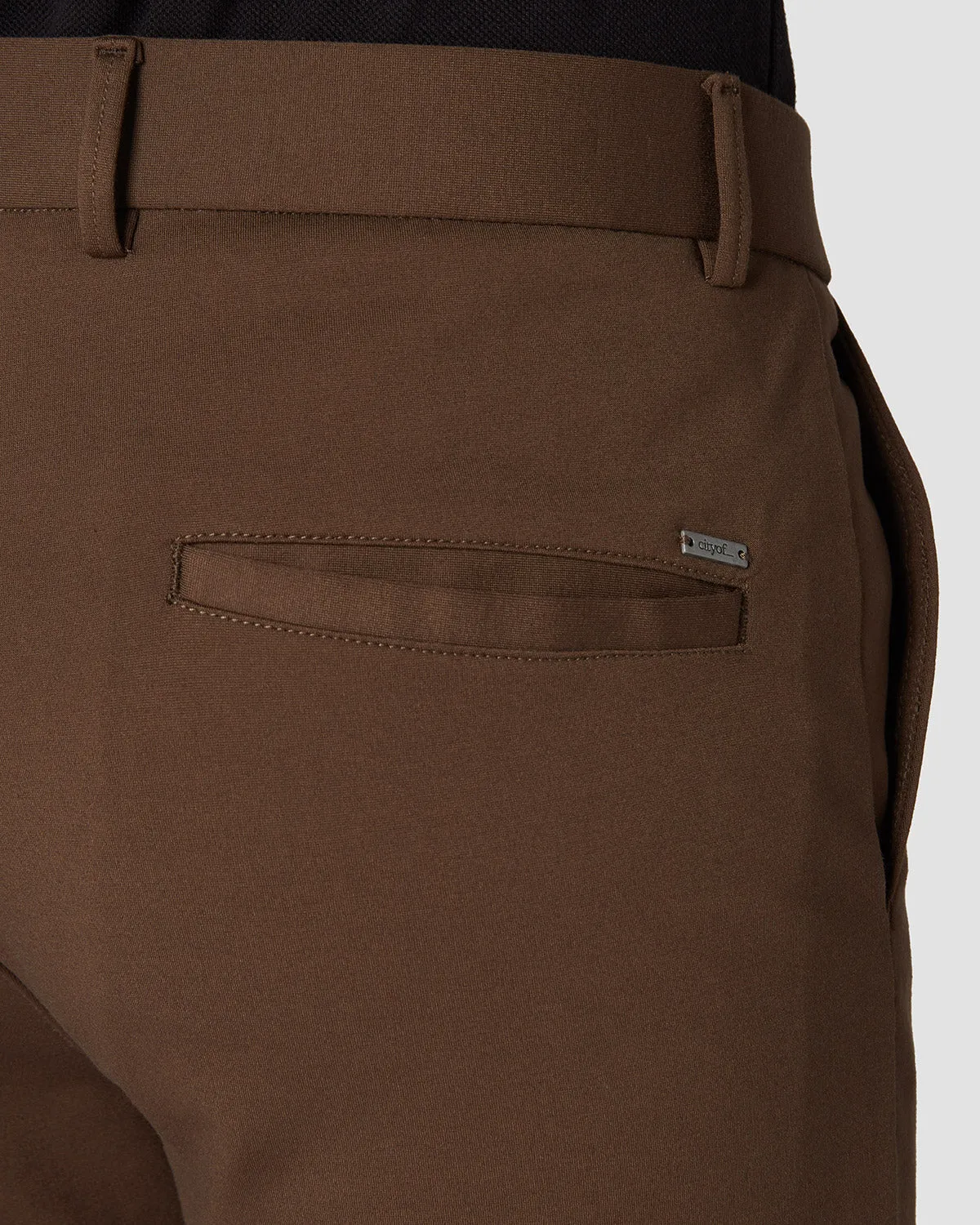 Dynamic 4 Way Stretch Smart Pants - Brown