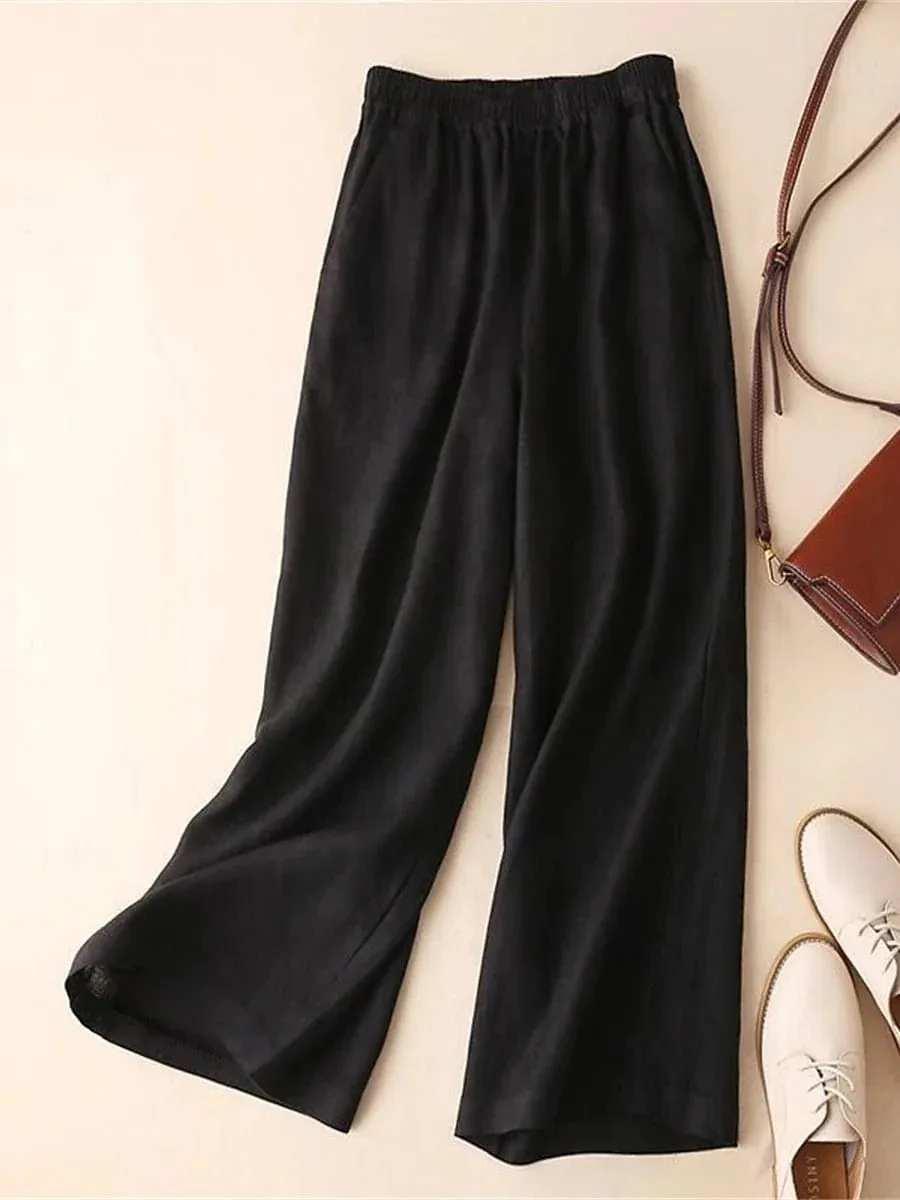 Elevate Your Casual Wardrobe with Women's High-Waist Wide Leg Chinos