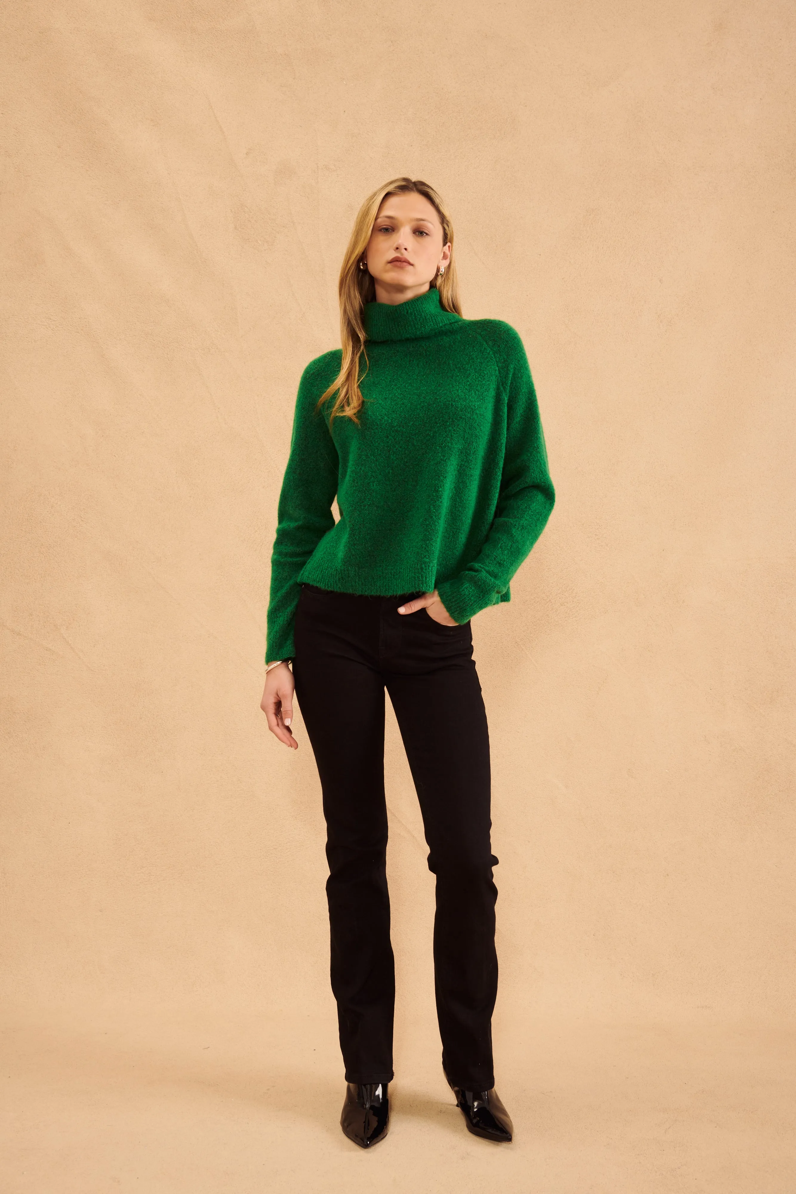 EMMETT SLOUCH NECK SWEATER