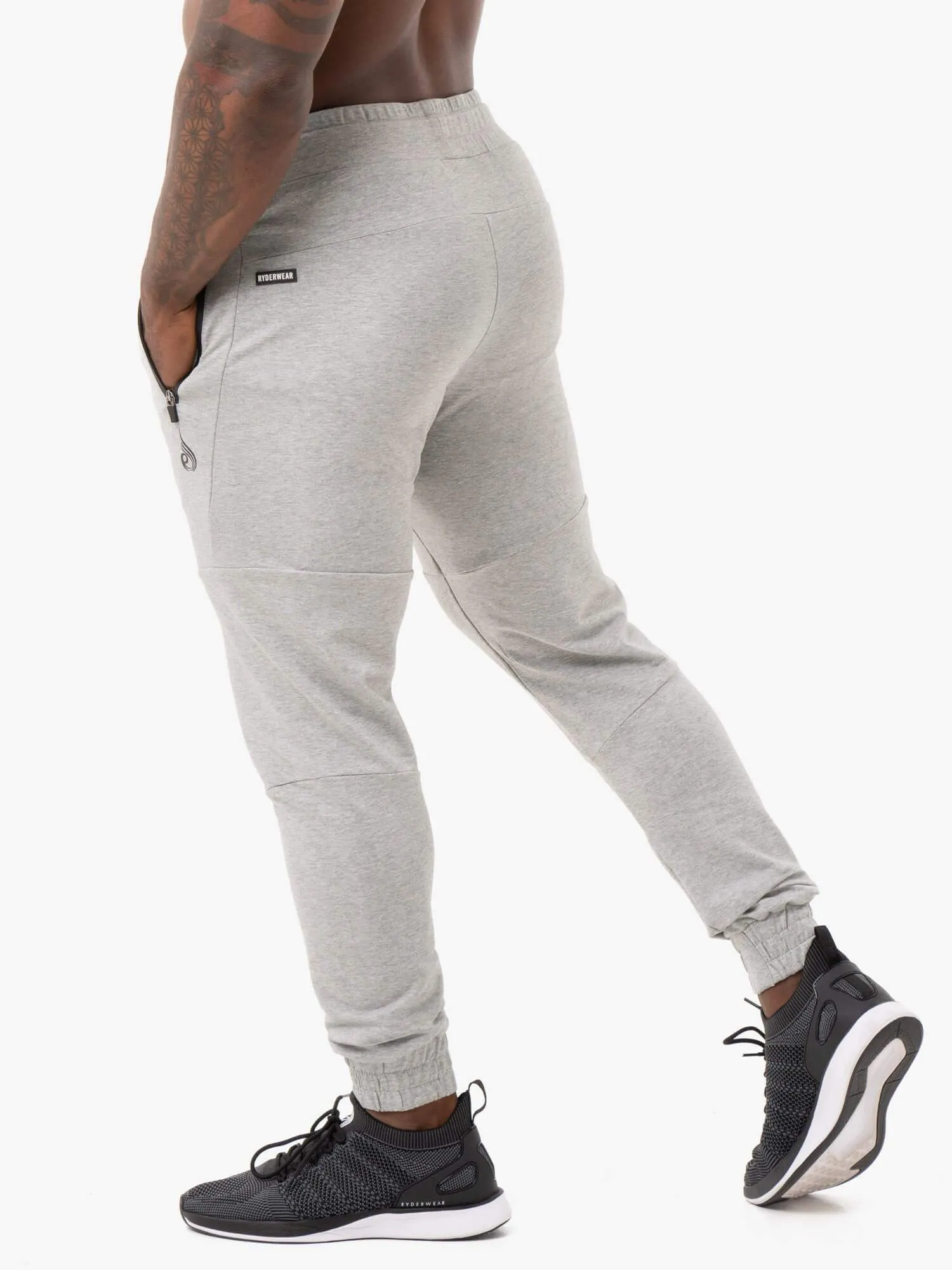 Energy Track Pants - Grey Marl