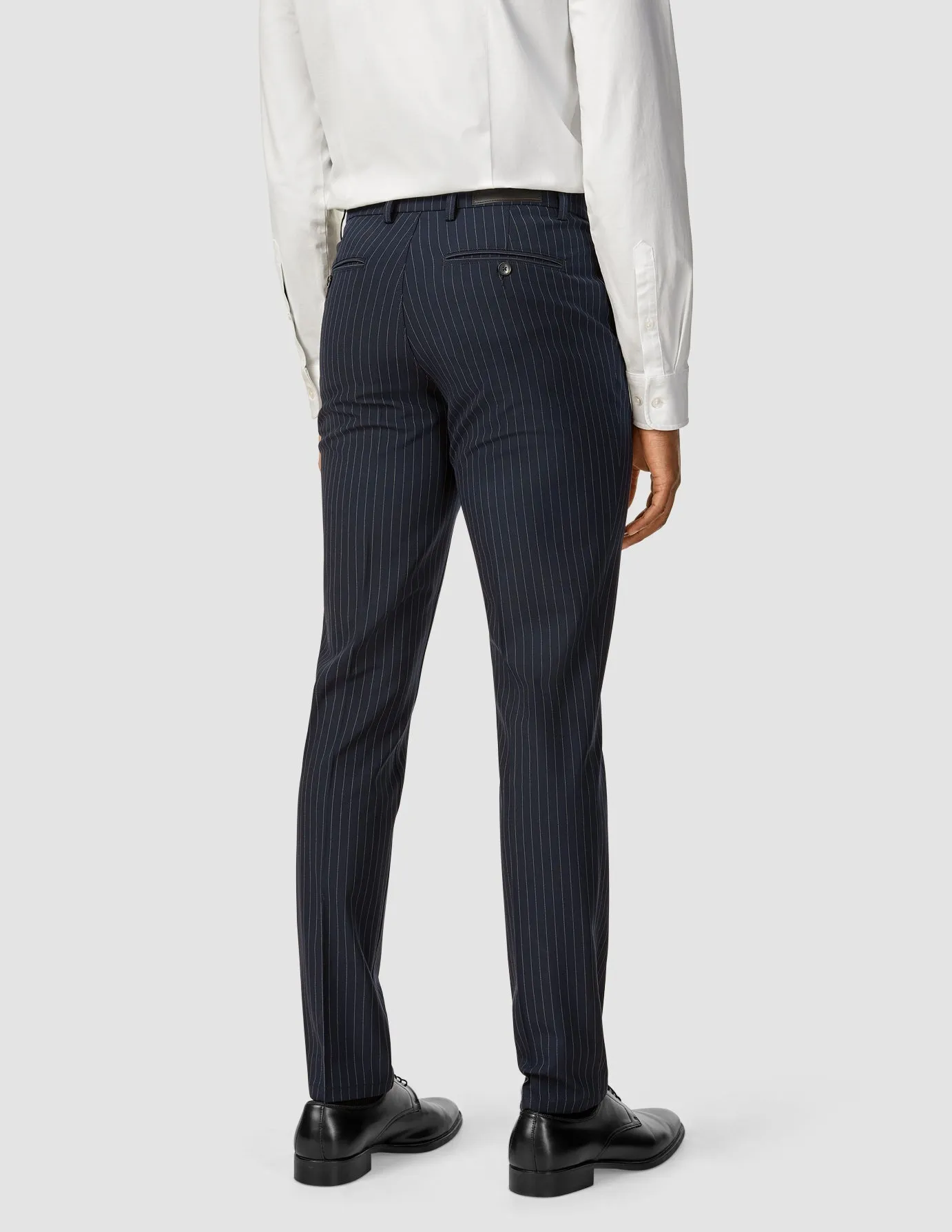 Essential Suit Pants Regular Navy Pinstripe