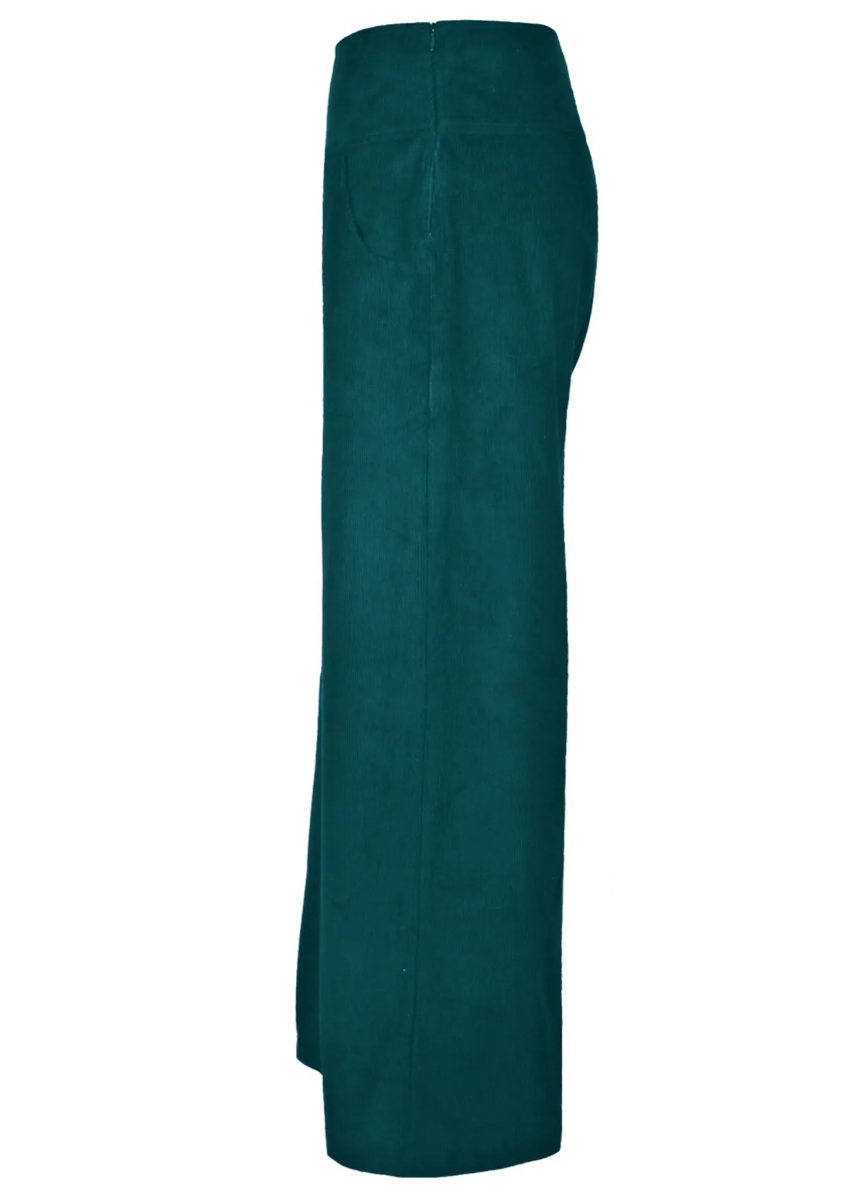 Esta Corduroy Pants Deep Teal