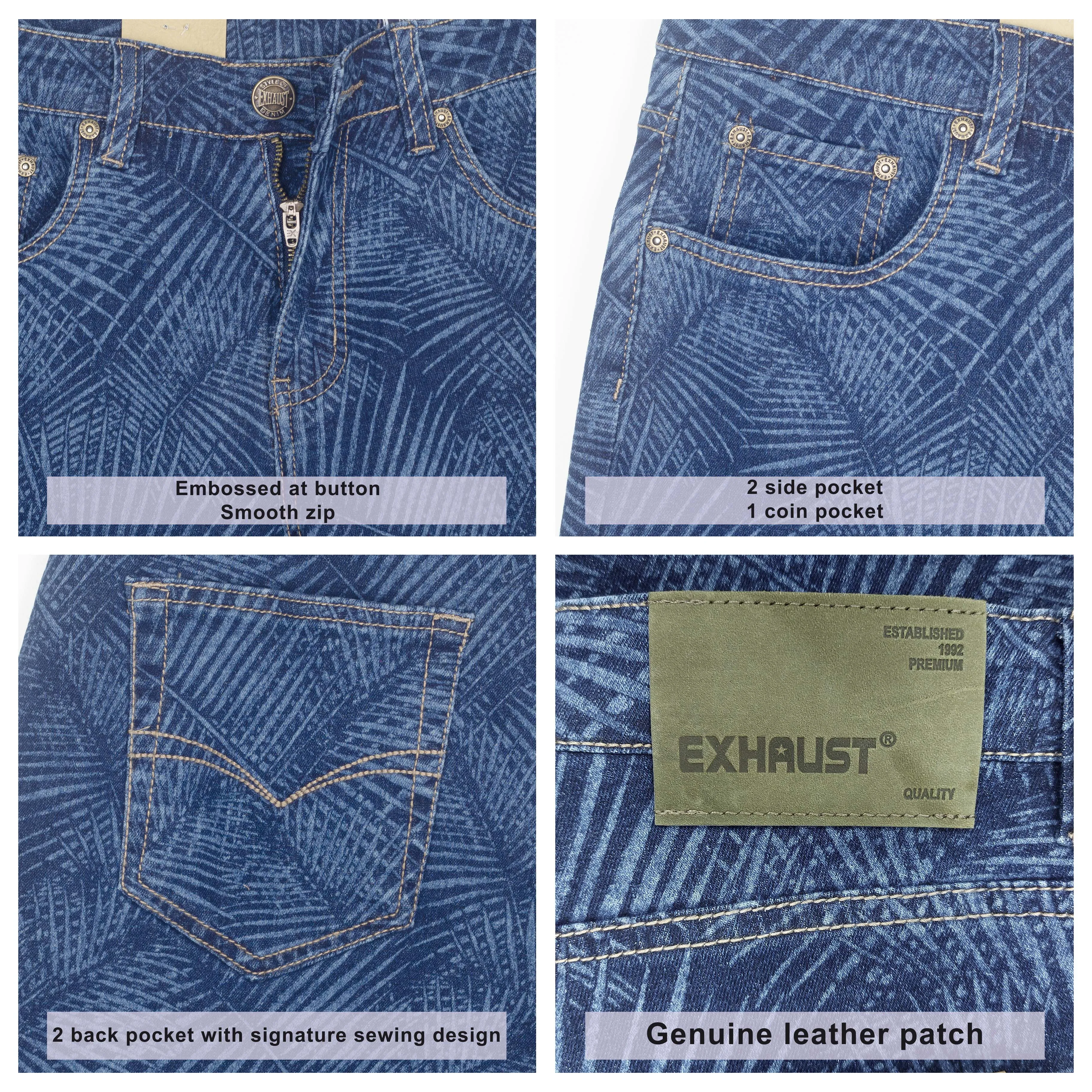 EXHAUST JEANS SHORT PANTS [SLIM FIT] 1552