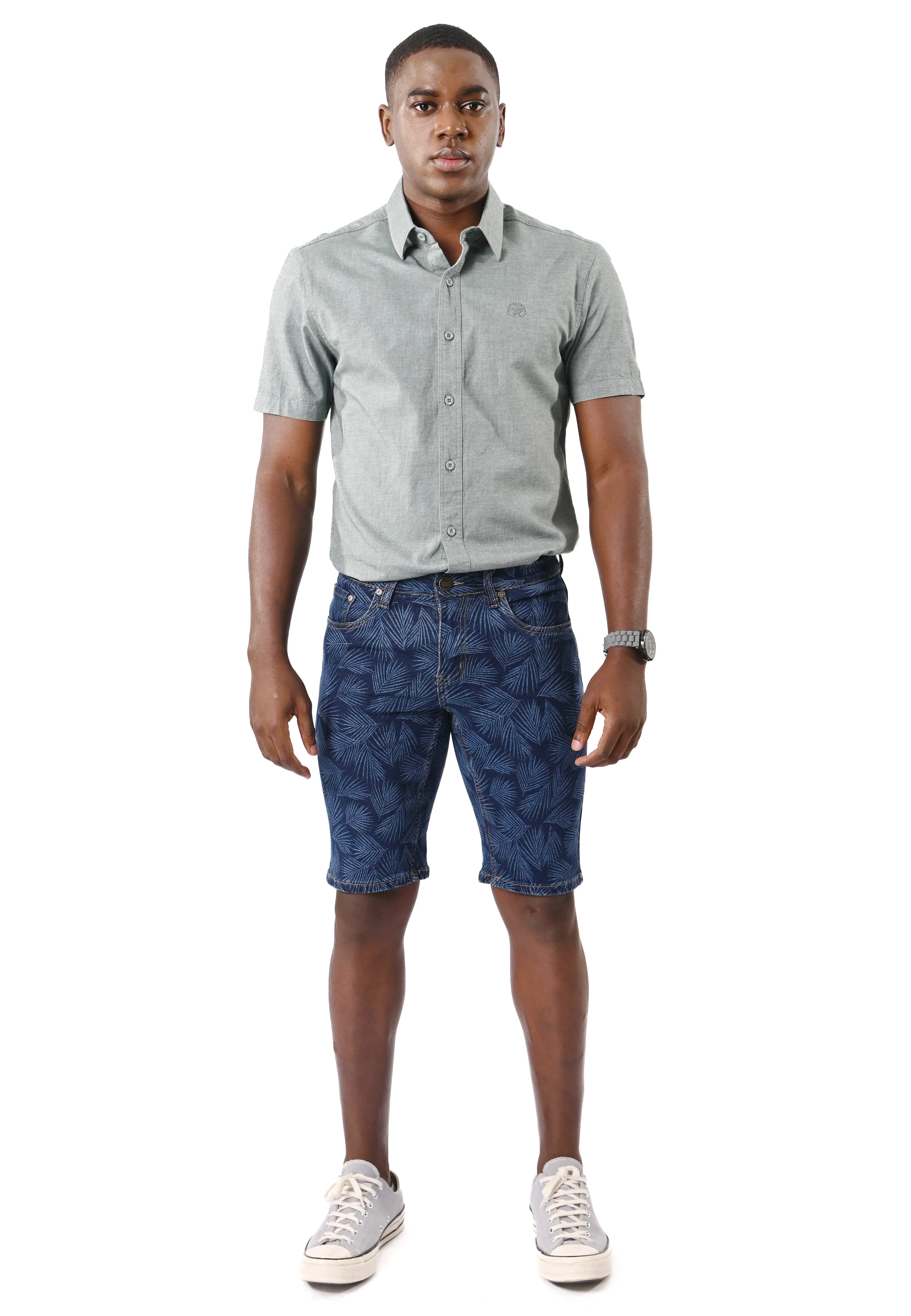 EXHAUST JEANS SHORT PANTS [SLIM FIT] 1552