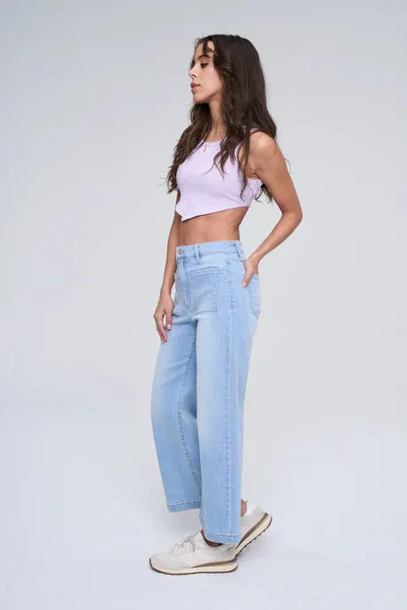 FAITH WIDE LEG DENIM