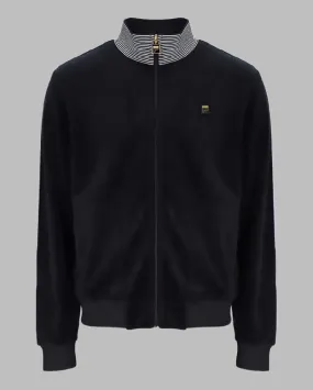 FILA CENZO Velour Track Top Black