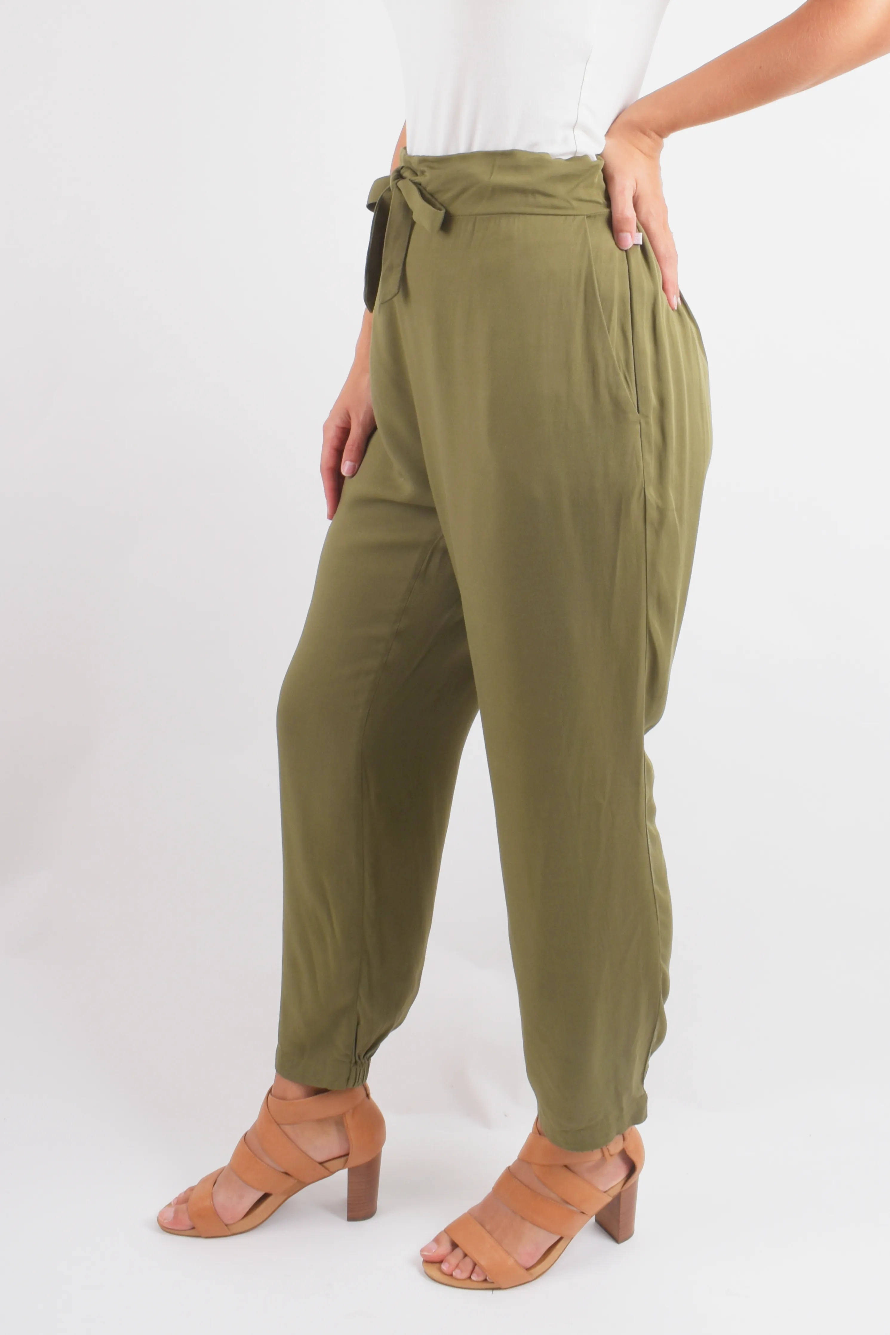 FINAL SALE Nice Pant in Khaki