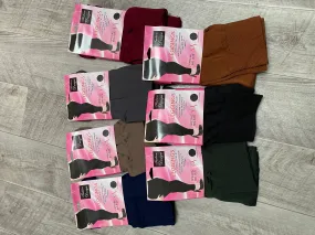 Fleece lined stretch seem less leggings - Curves