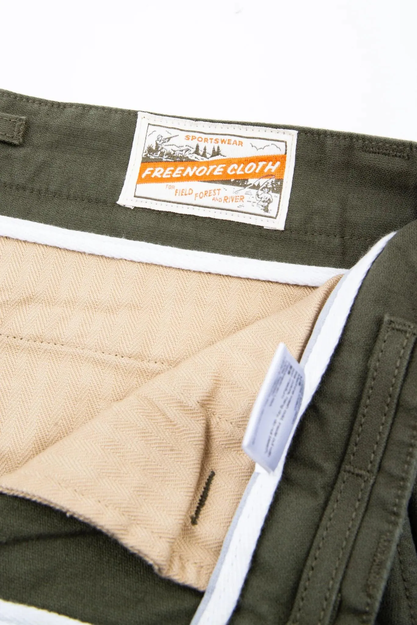 Freenote Cloth - Deck Pant in Olive