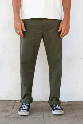 Freenote Cloth - Deck Pant in Olive