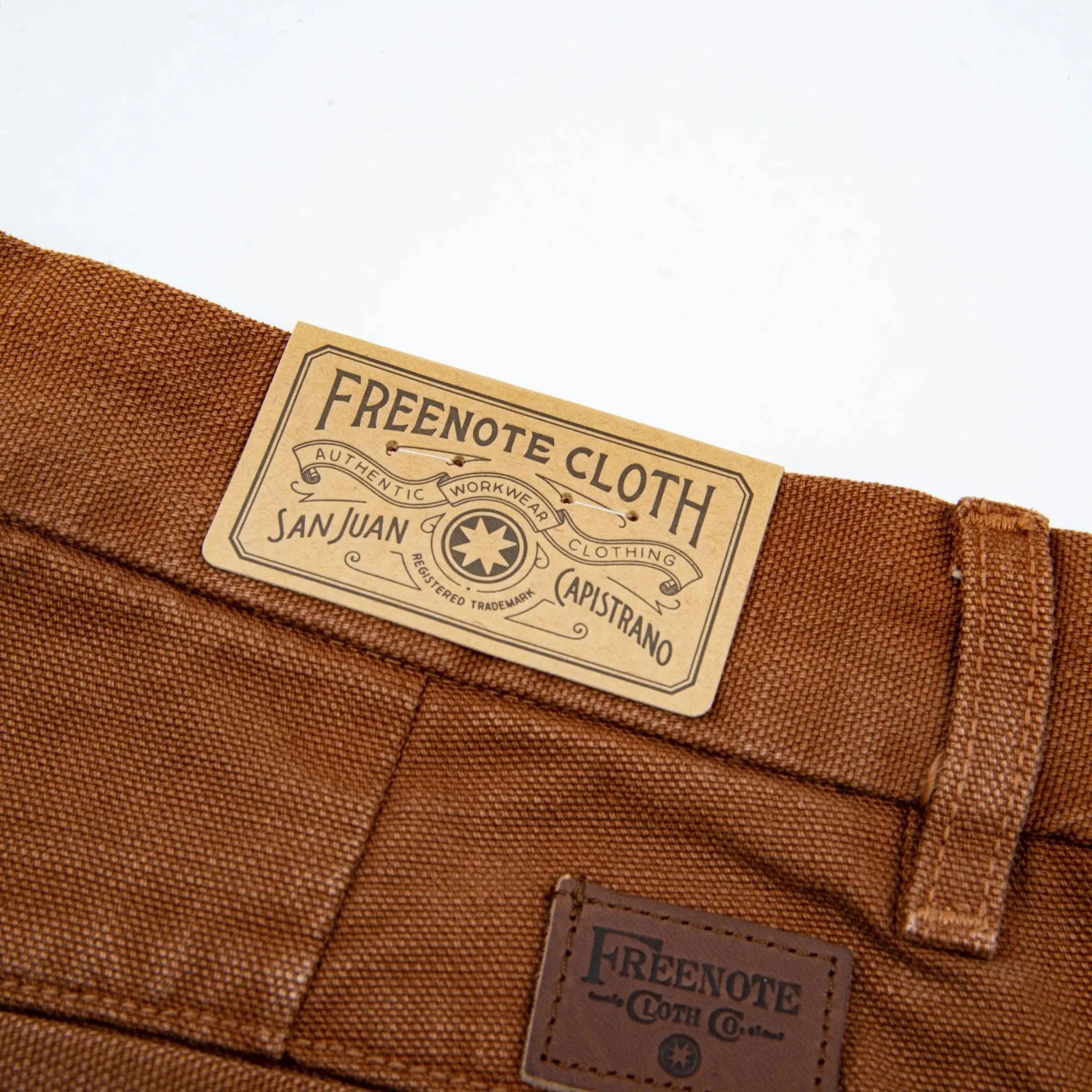 Freenote Cloth - Workers Chino Slim Fit 14oz Slub Rust