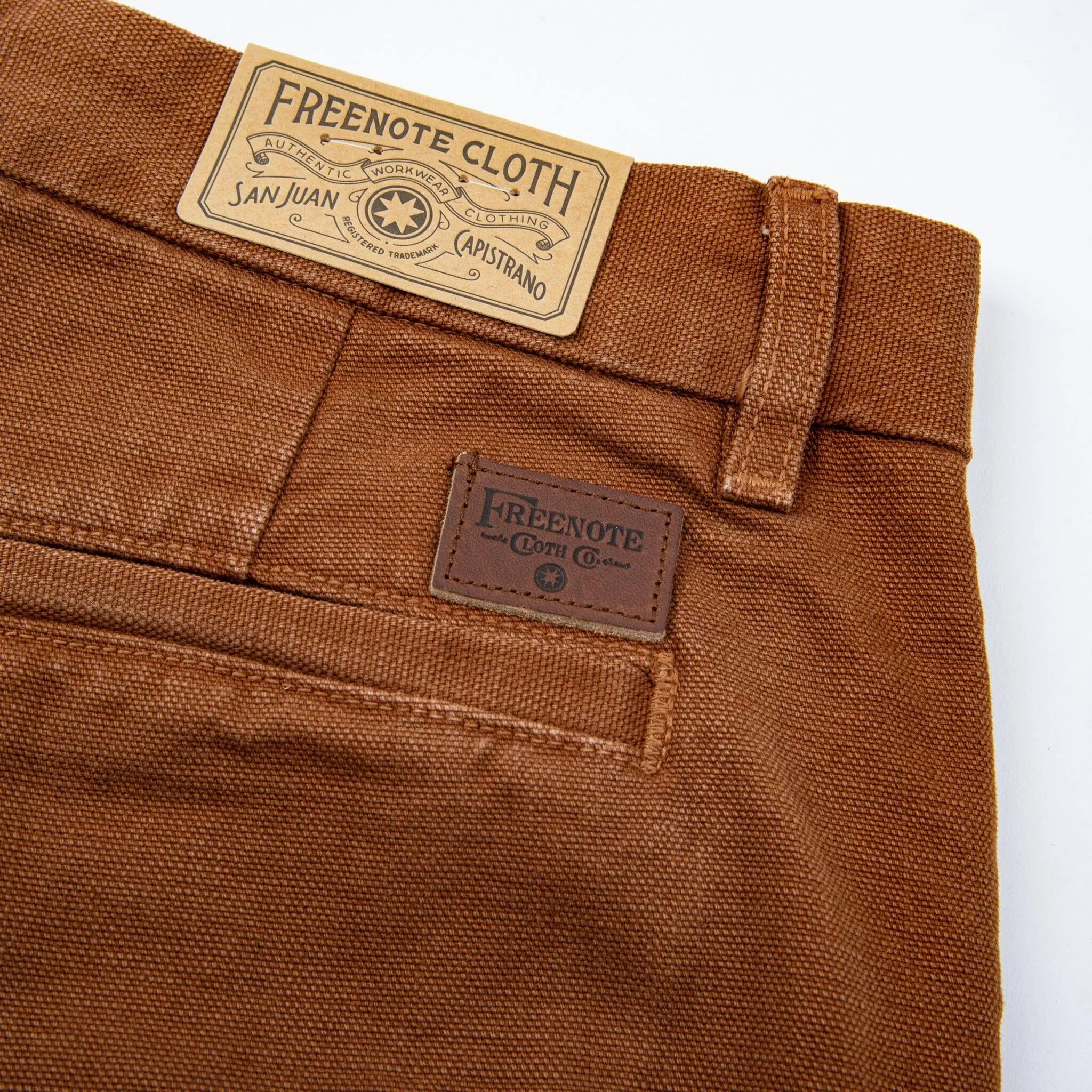 Freenote Cloth - Workers Chino Slim Fit 14oz Slub Rust