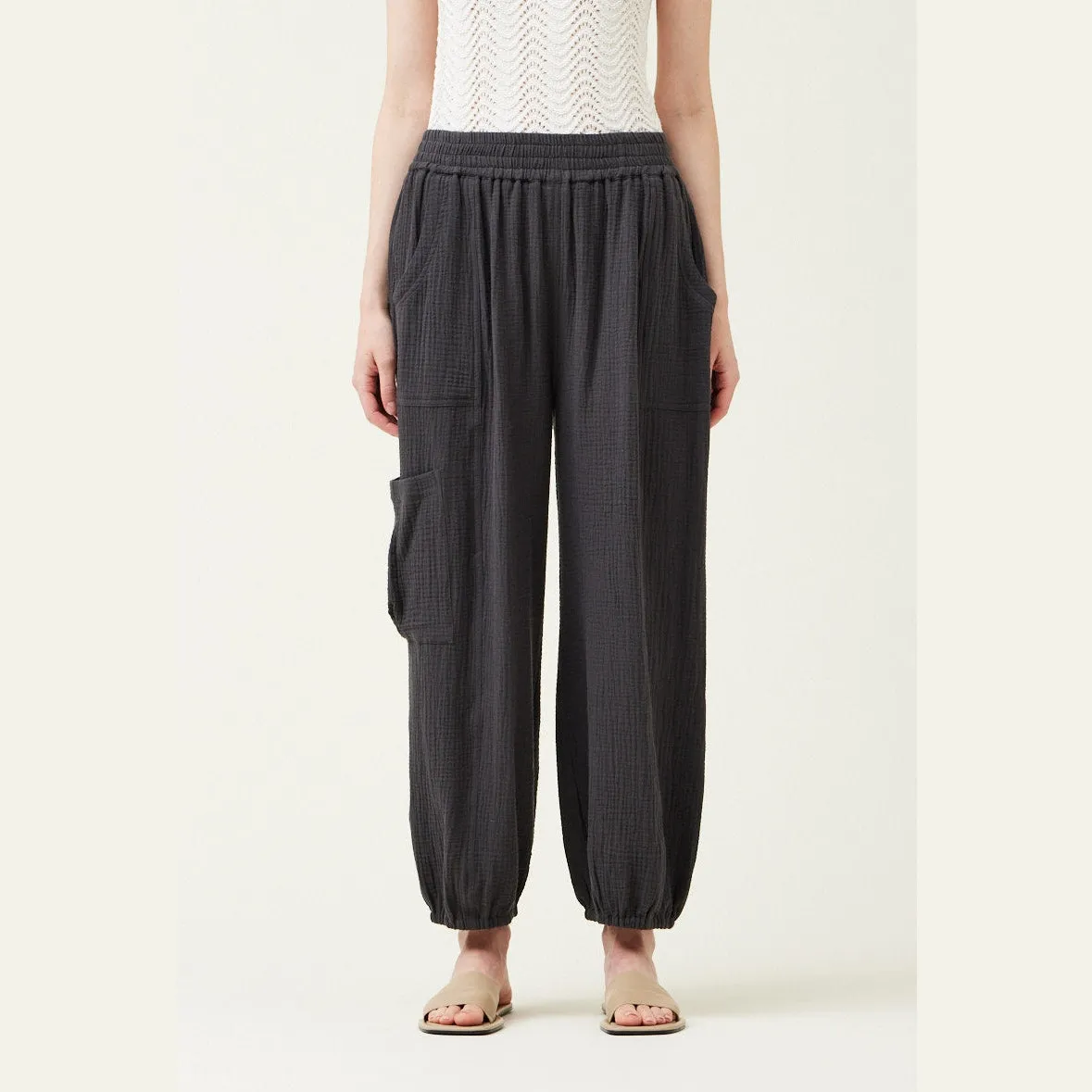 Gauze Cargo Pants