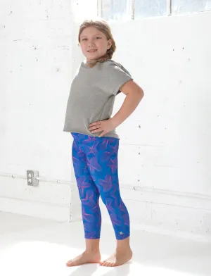 GIRLS 2-6 GEO WAVE CAPRI LEGGING