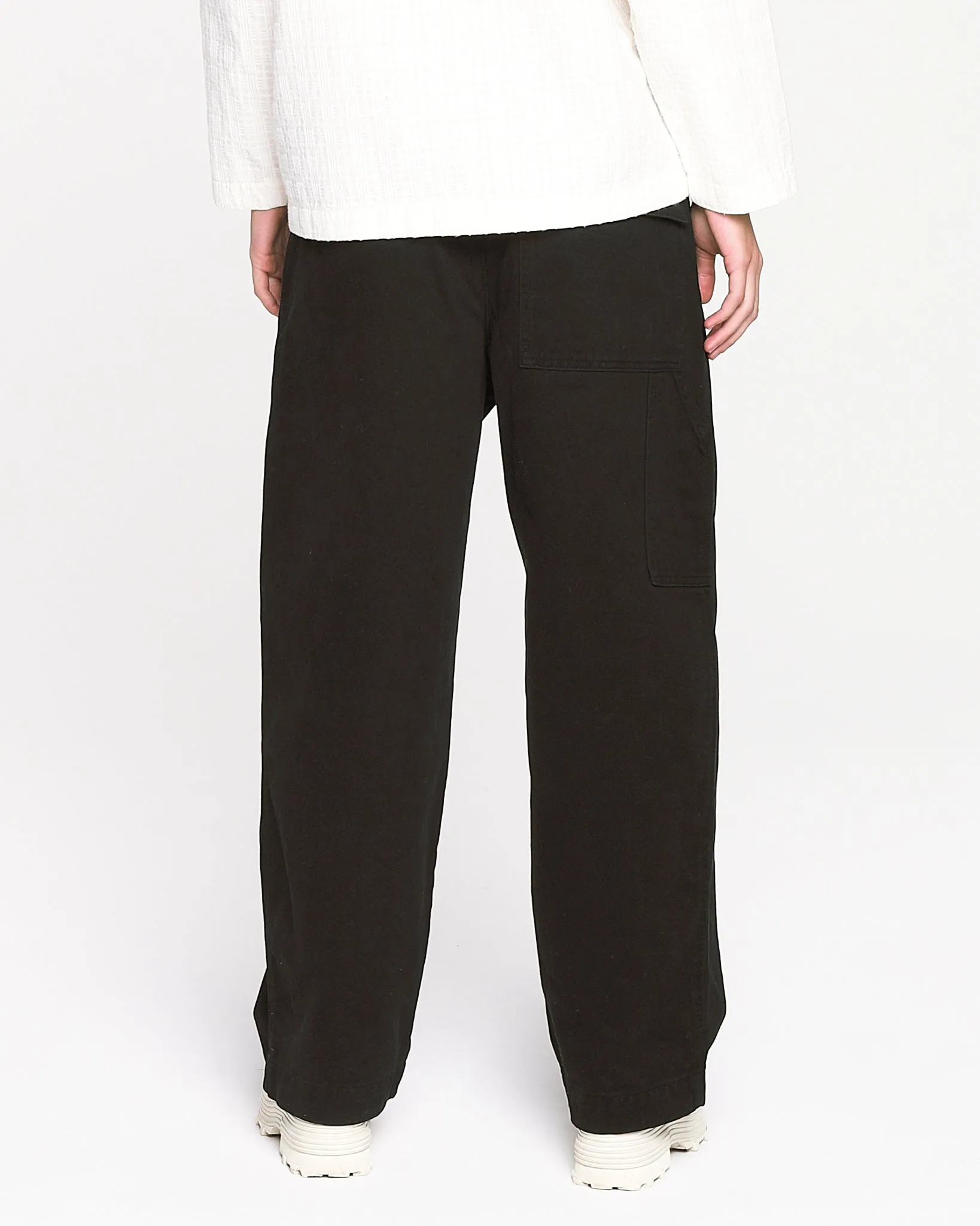 G.o.D British Worker Pants Brushed Twill Black