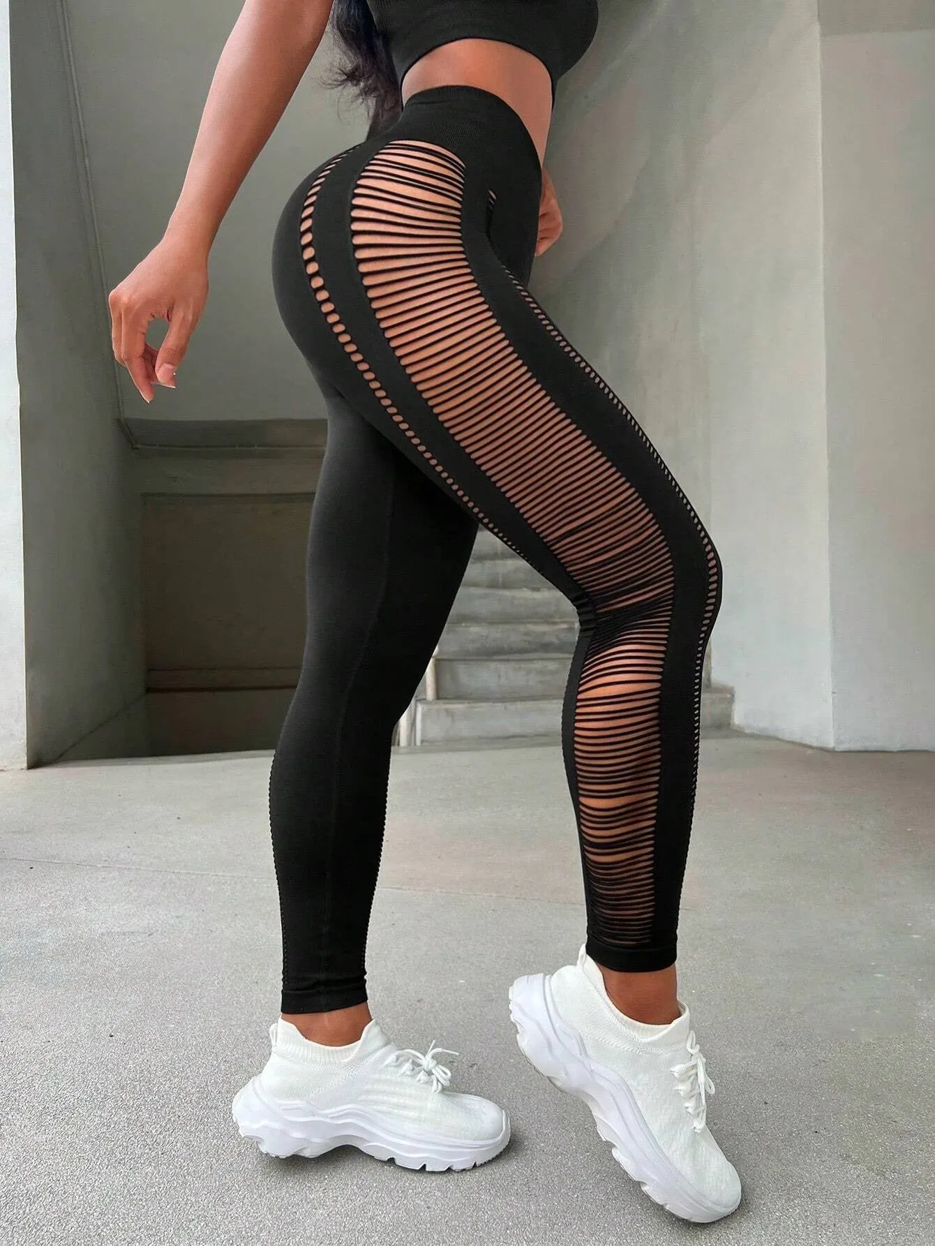 Haley Hollow Out leggings