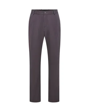 Herno Cotton Stretch Track Pants (Grey)