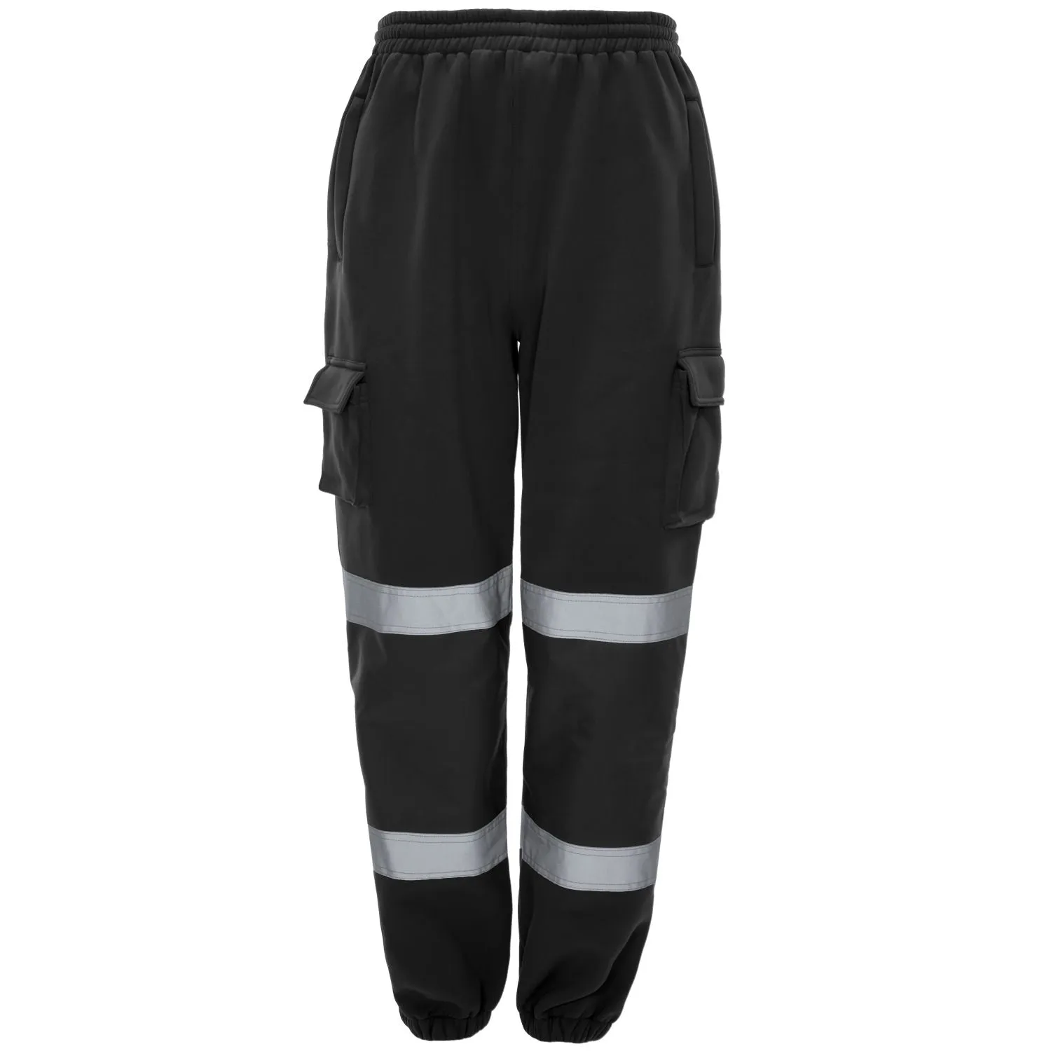 Hi-Vis Jogging Bottoms - Black