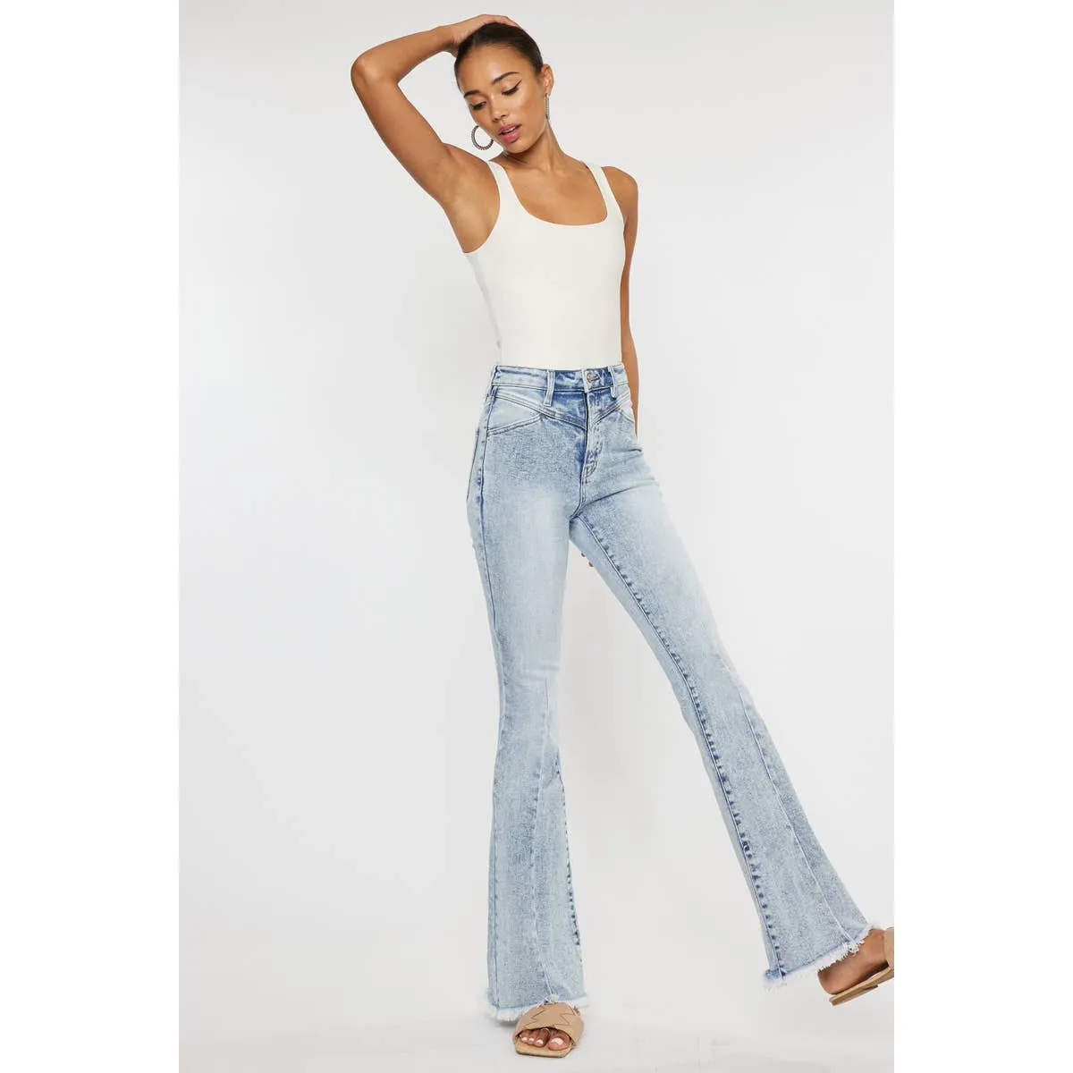 High Rise Flare Jeans