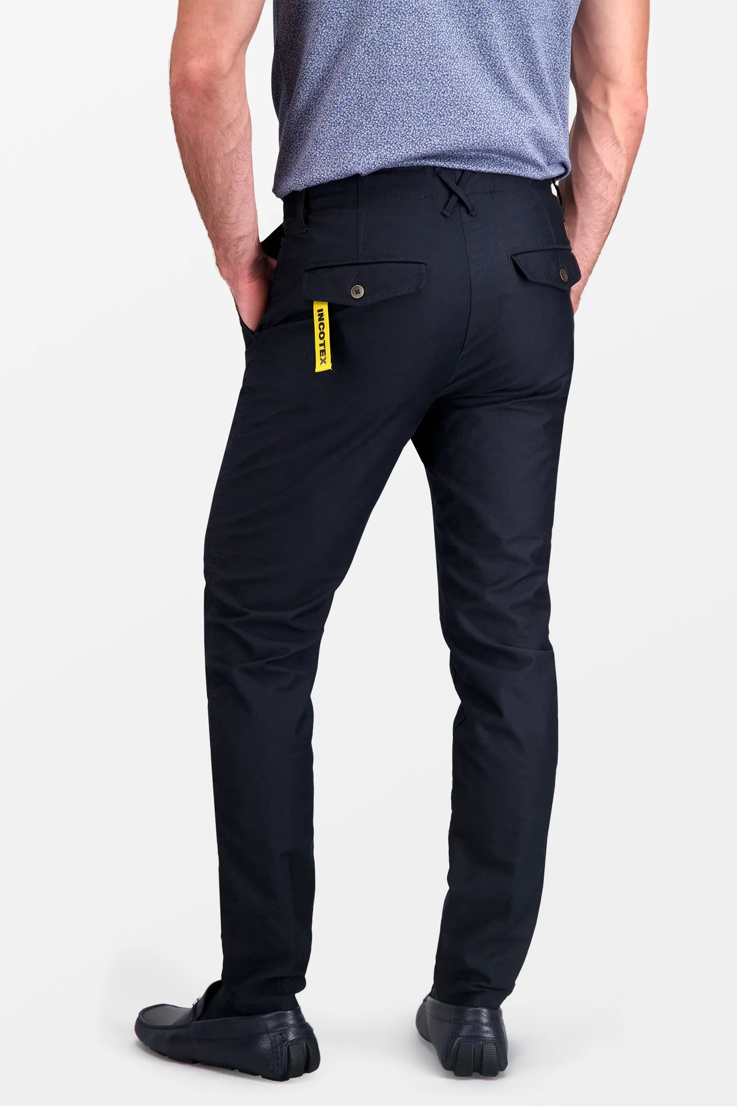 Incotex Dark Blue Trousers