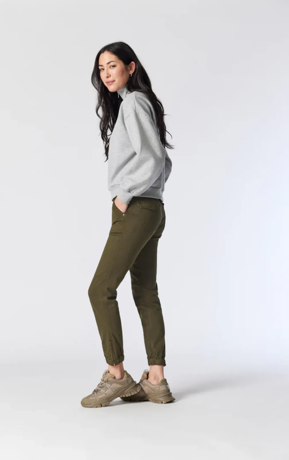 IVY DARK JADE TWILL PANT