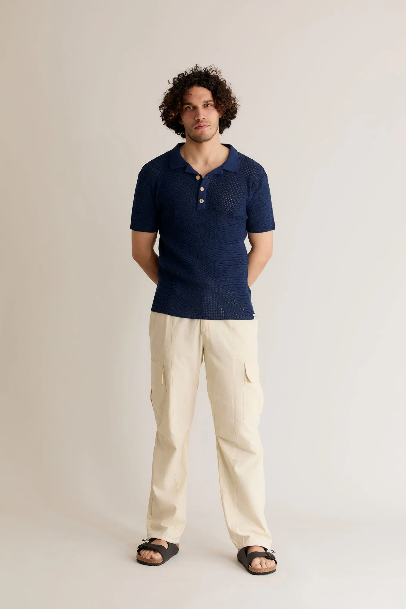 JAMIE - Organic Cotton Trouser Putty