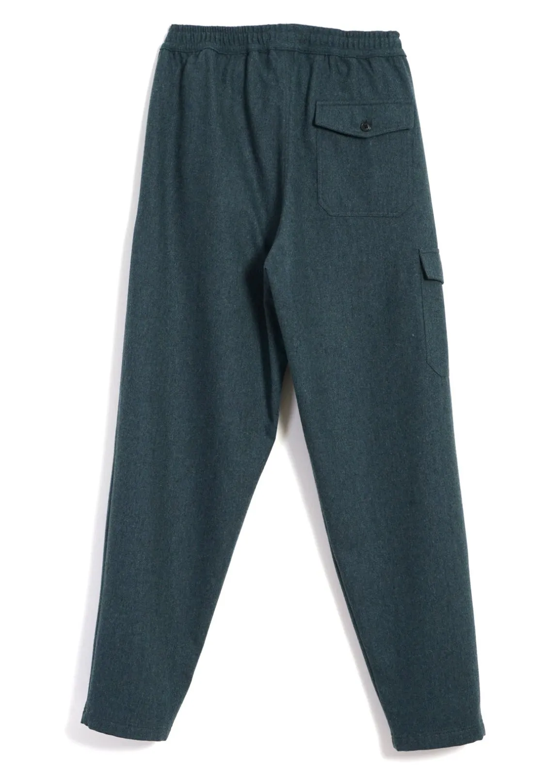 JIMMY | Casual Cargo Drawstring Pants | Moss Green