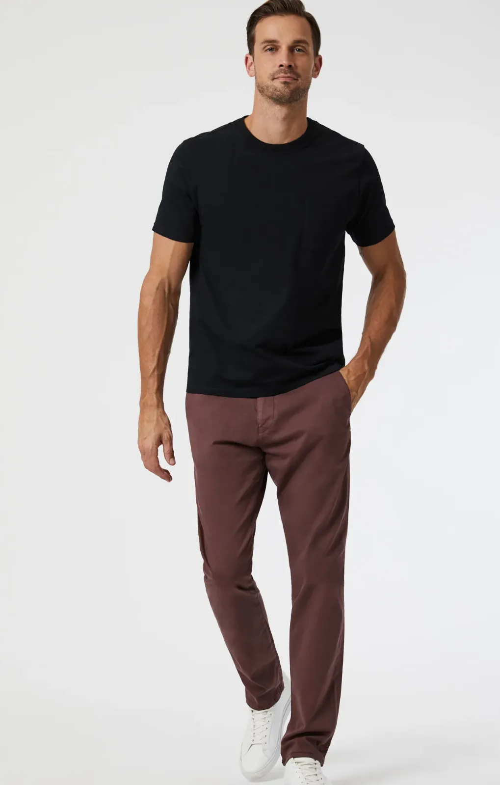 JOHNNY MAHOGANY TWILL PANT