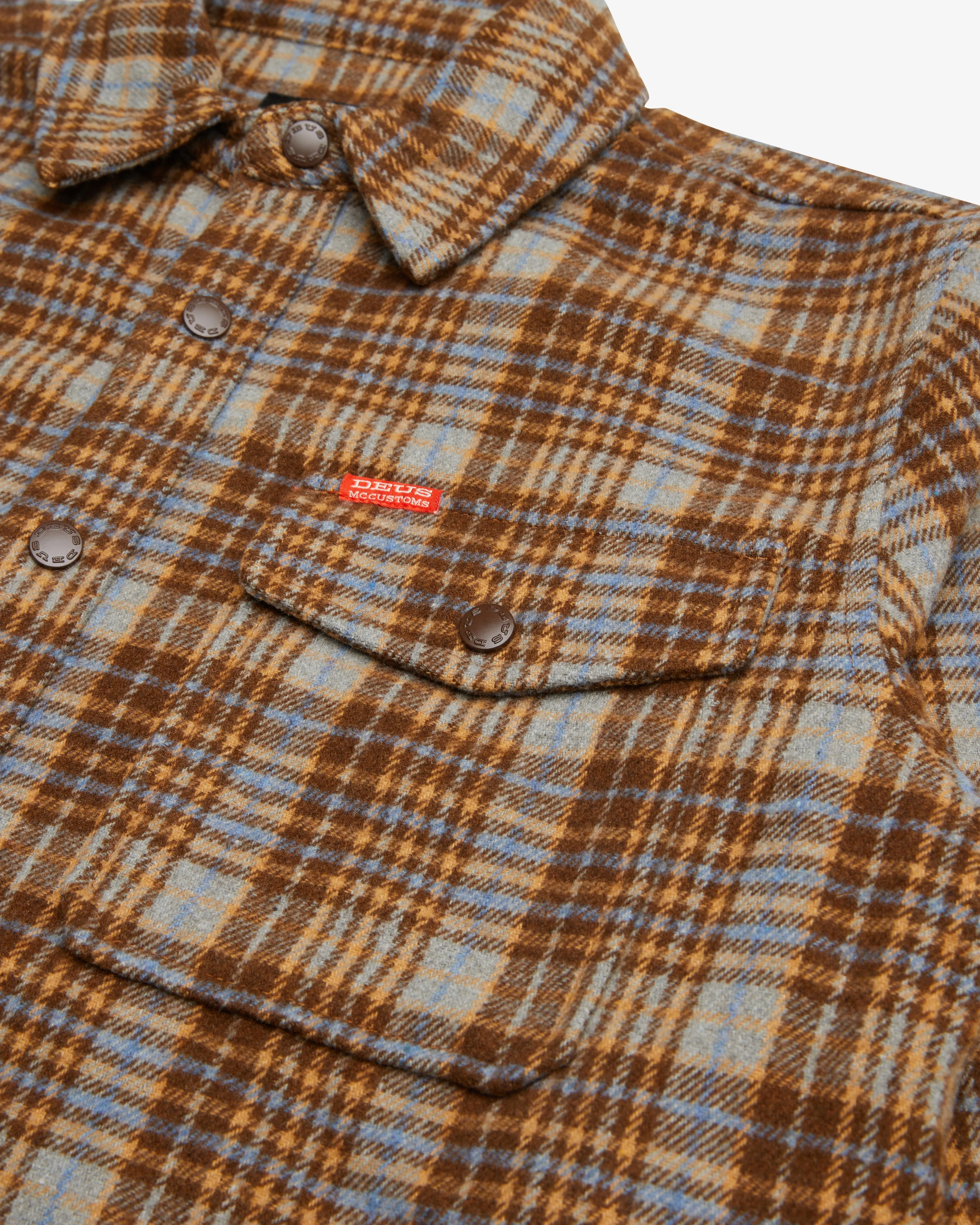 Kalyn Check Shirt - Brown Check