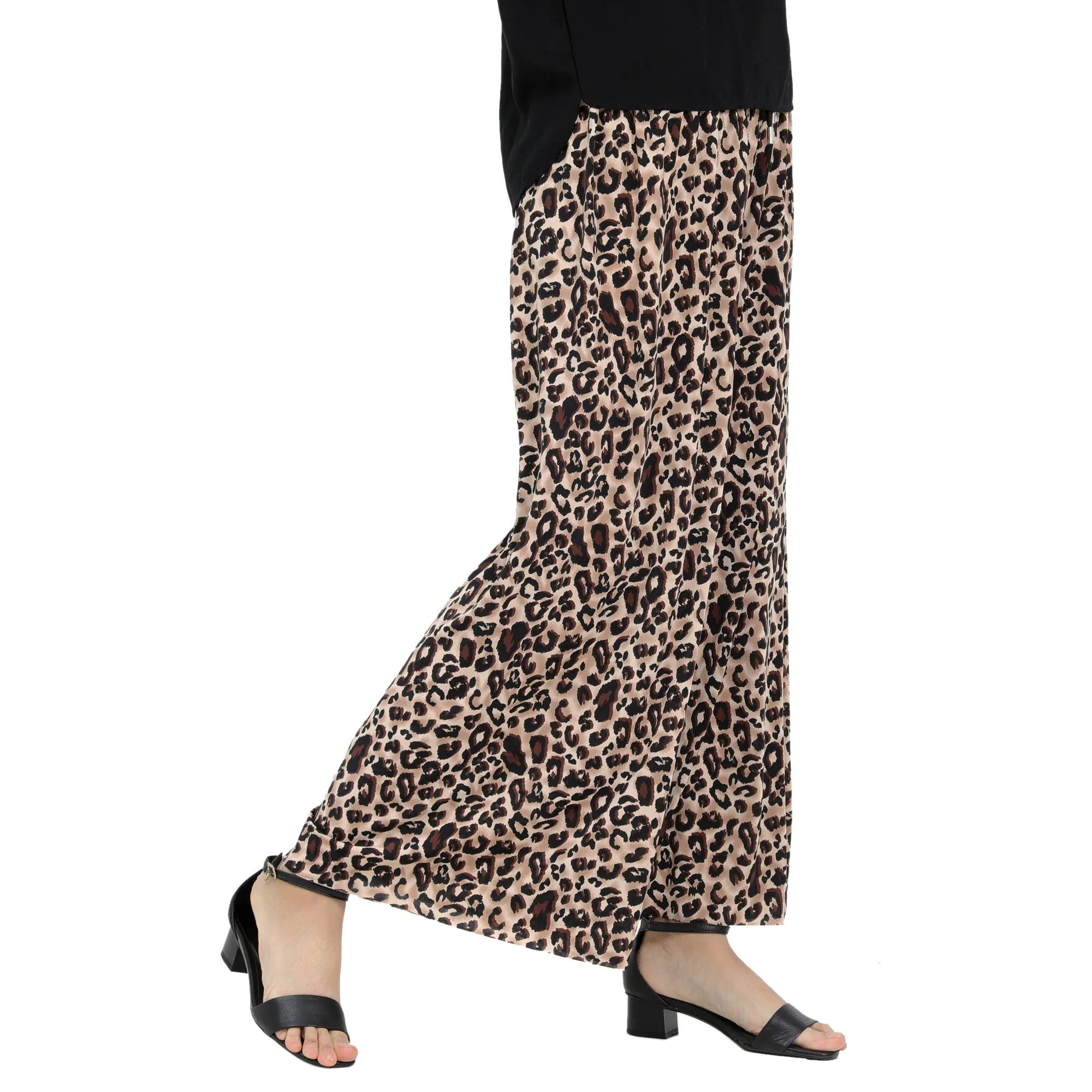 Leopard Palazzo Pants