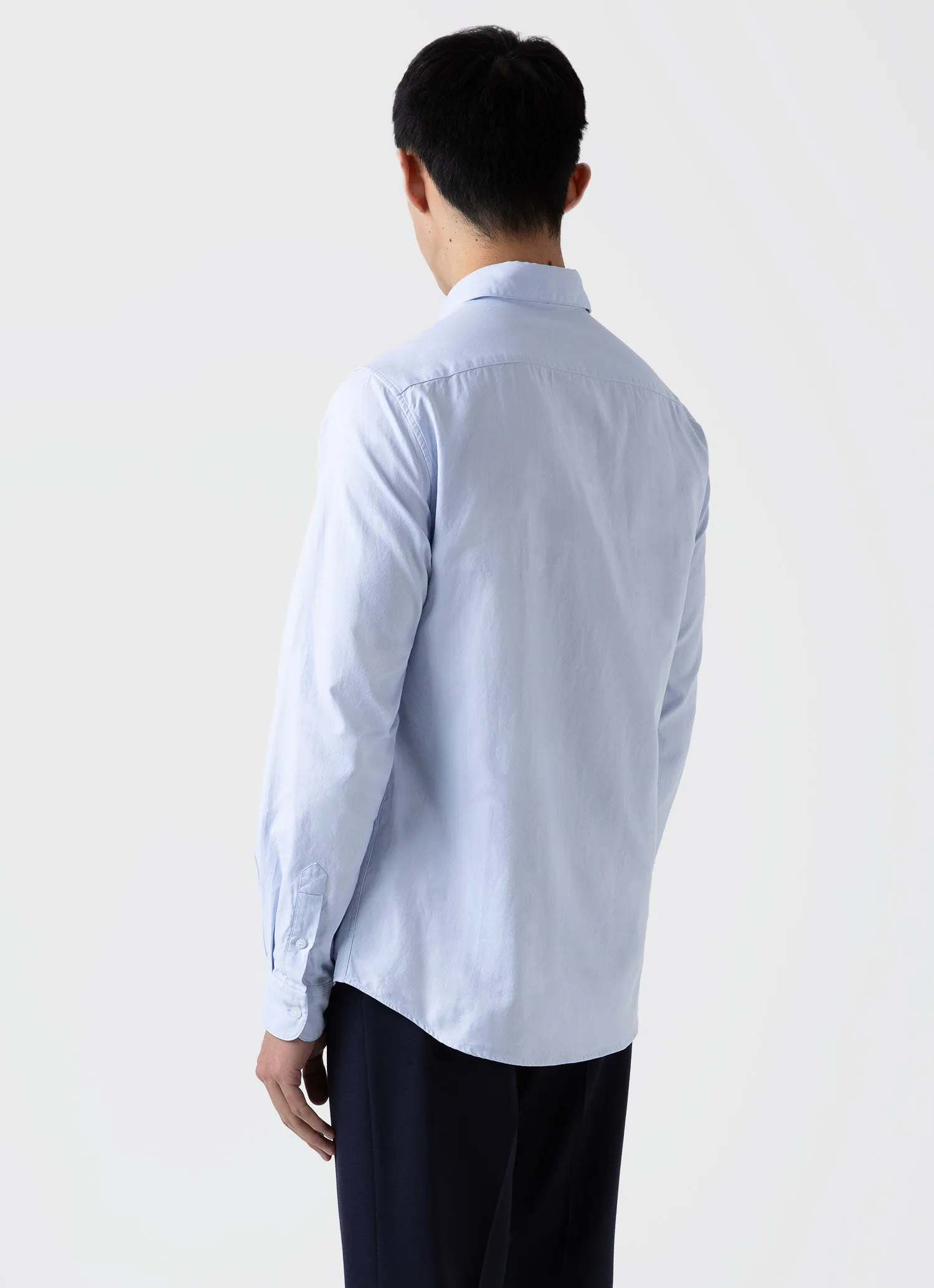 Men's Oxford Shirt in Light Blue