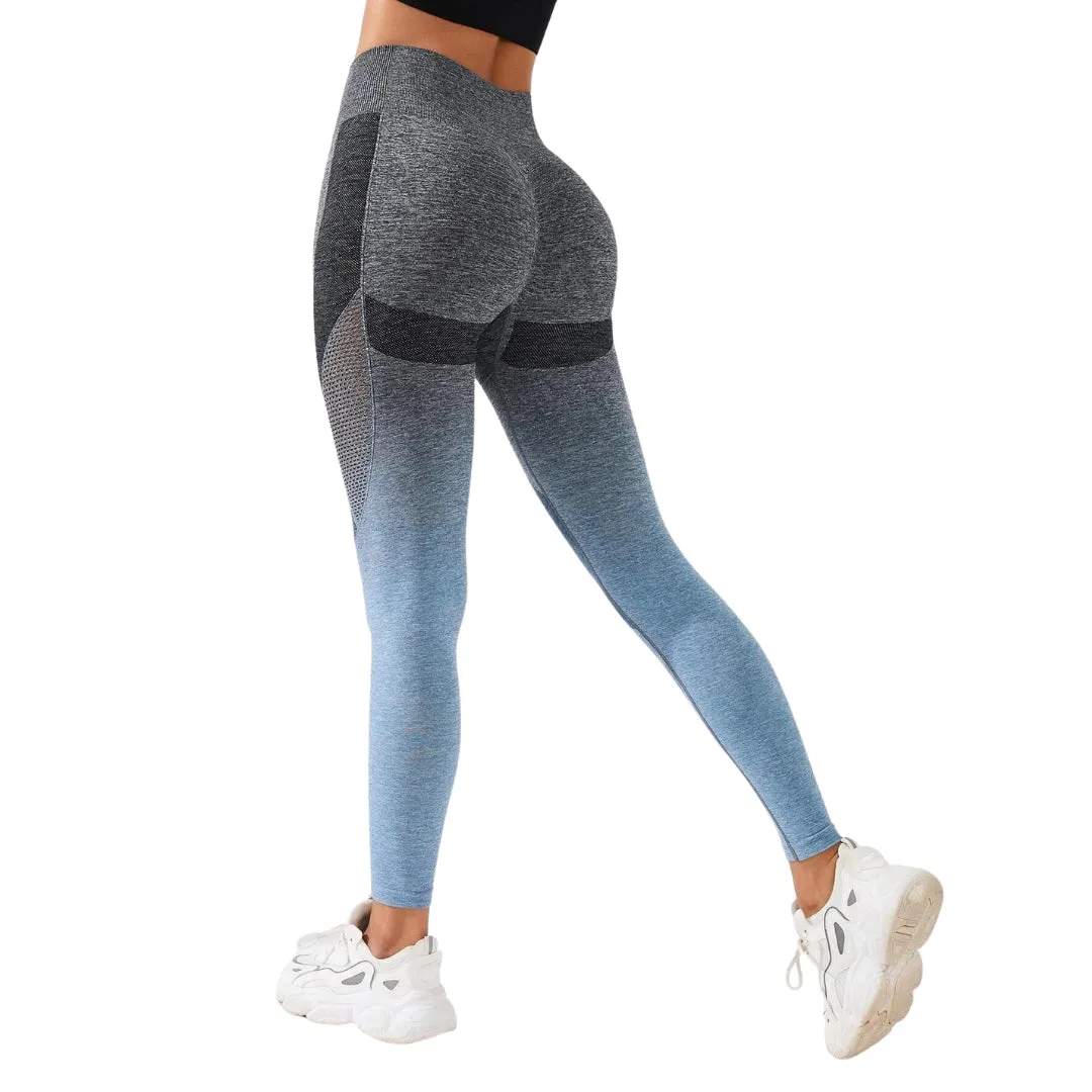 Mila Ombre Hollow Out Leggings