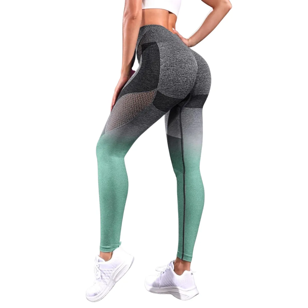 Mila Ombre Hollow Out Leggings