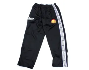 NJPW BLACK TRACK PANTS MED