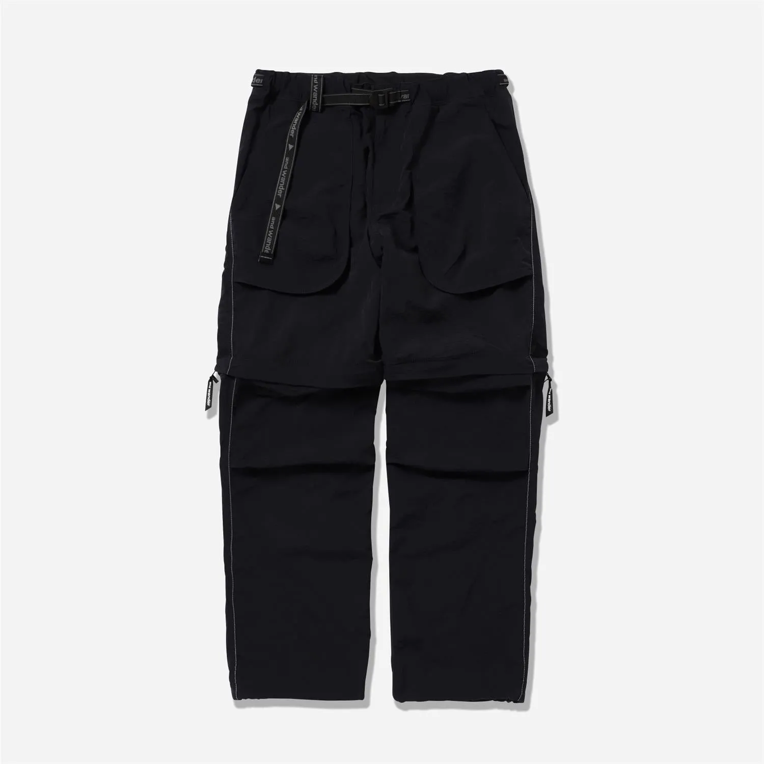 Ny taffeta hiker 2way pants - Black