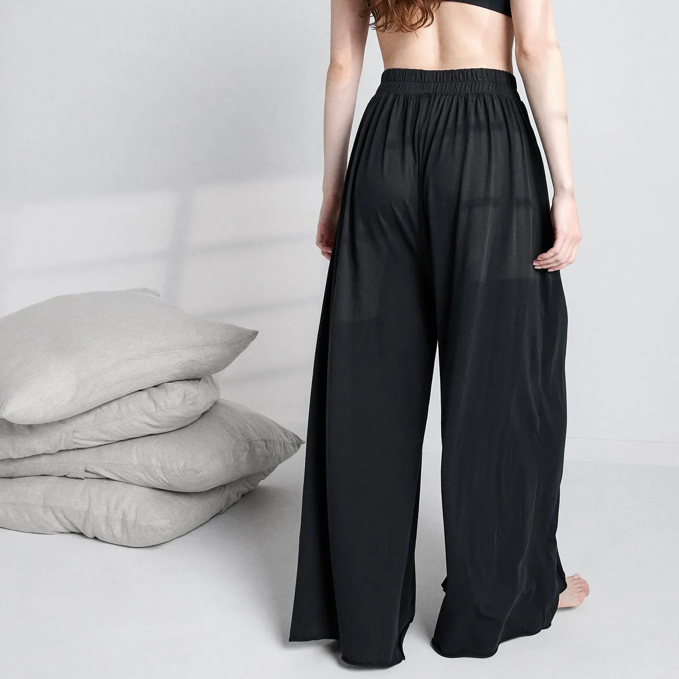 Organic Pima Wide Leg Pant