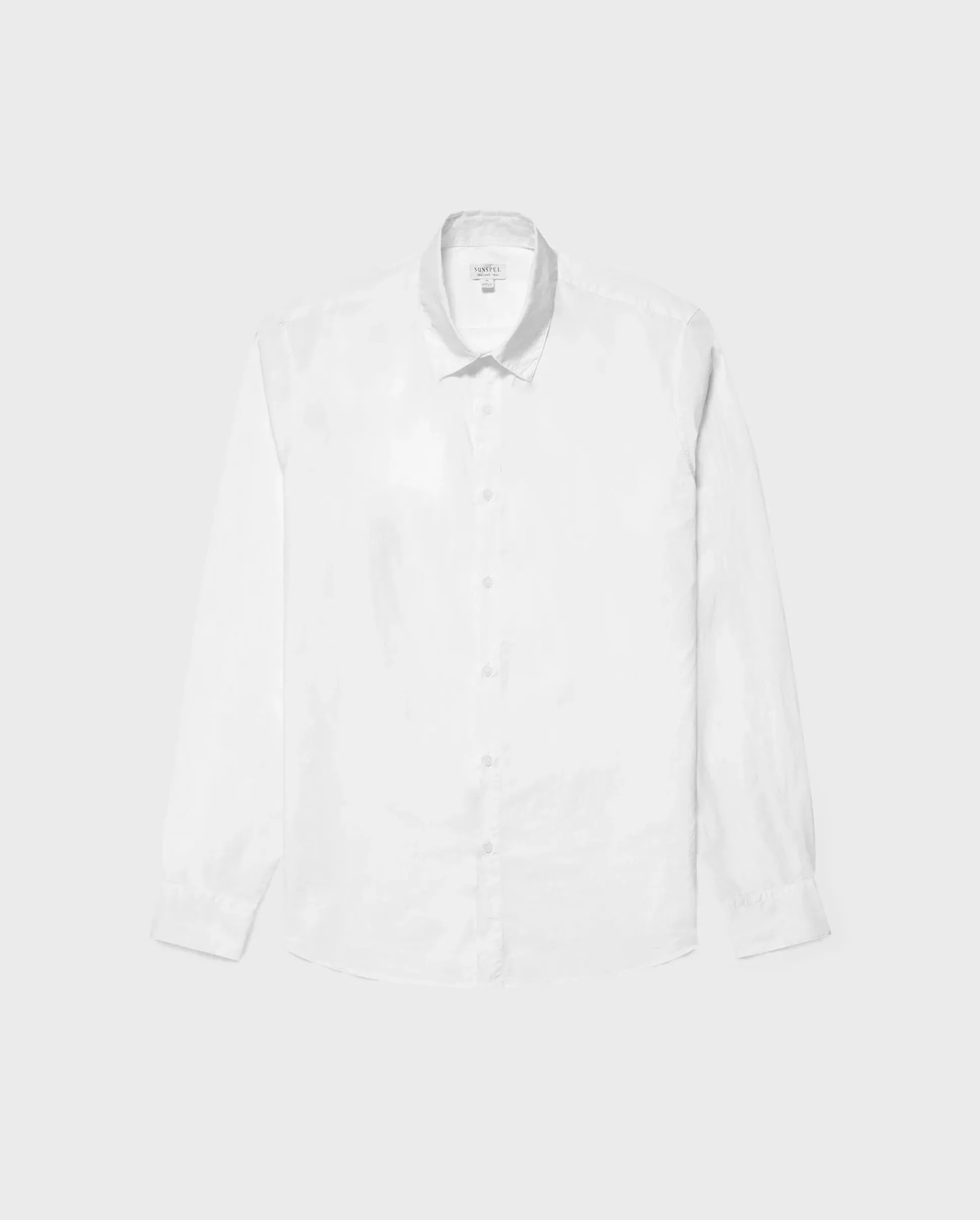 POPLIN LS SHIRT / WHITE