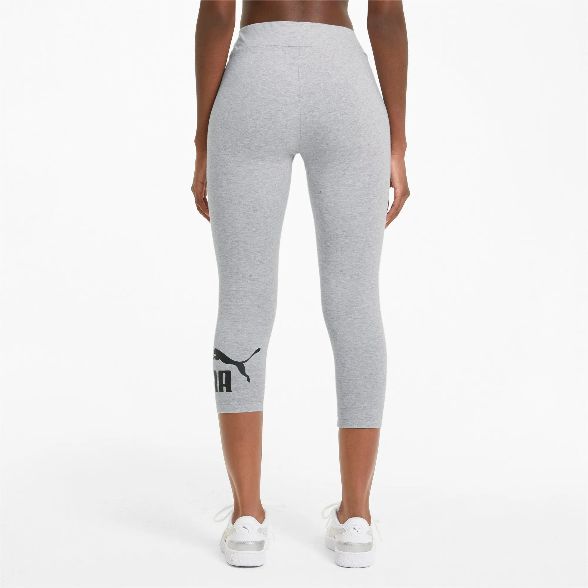 PUMA Women's Essentials 3/4 Logo Leggings