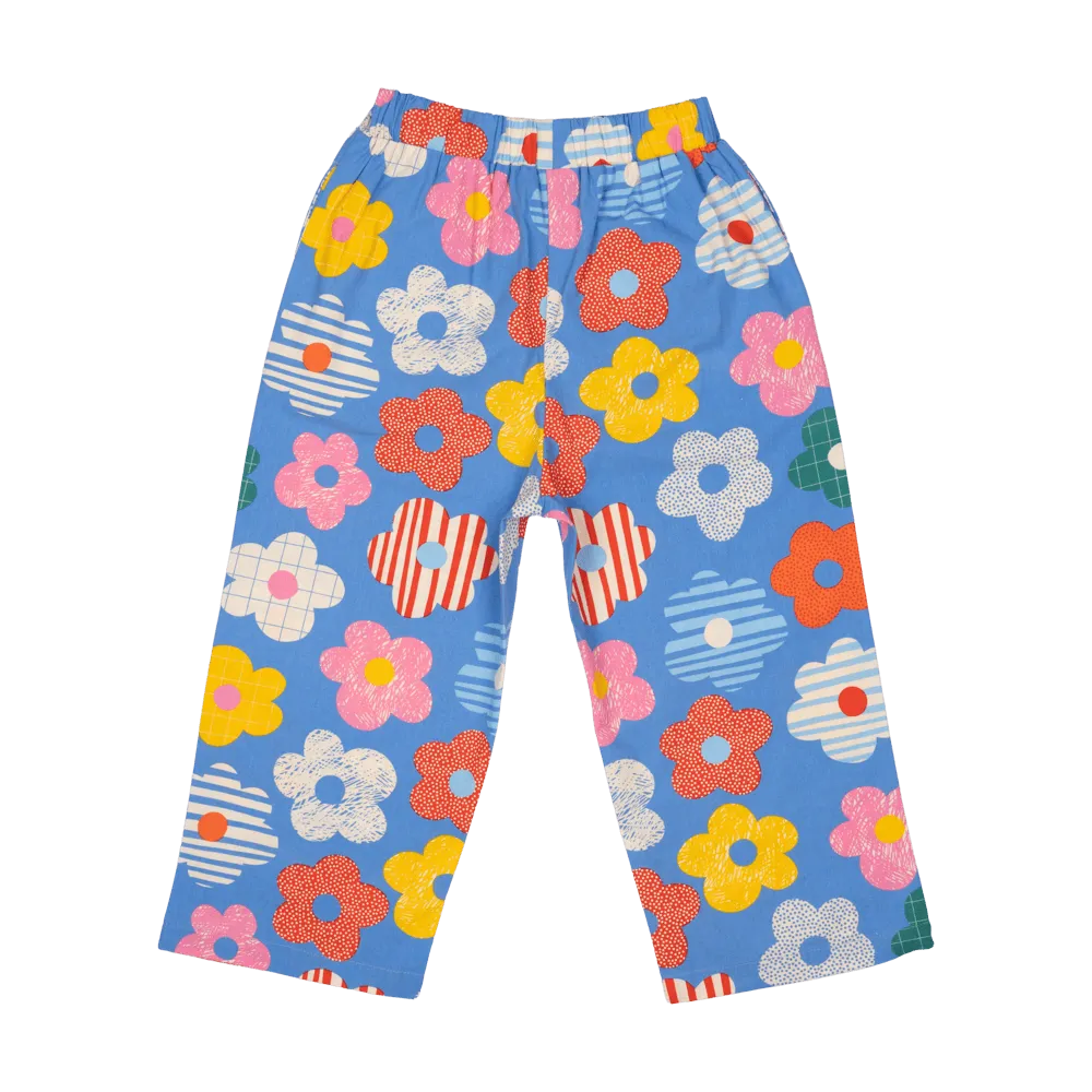 Rock Your Baby - HAPPY FLOWERS WIDE LEG PANTS