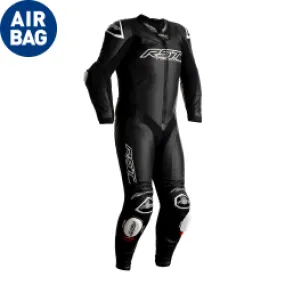 RST V4.1 Kangaroo Airbag Mens Leather One Piece Race Suit - Black