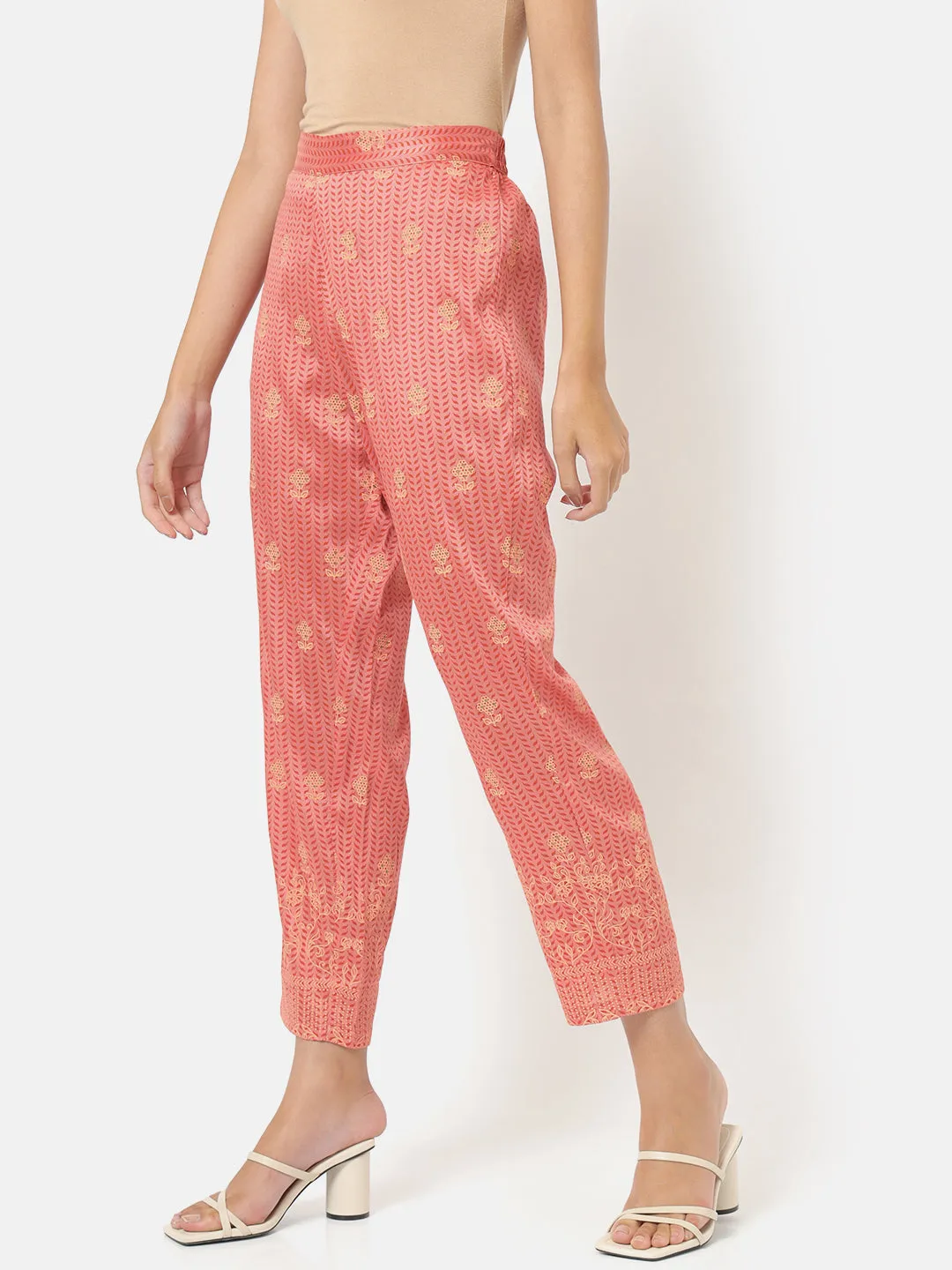 Sitaara Pink Tapered Pant