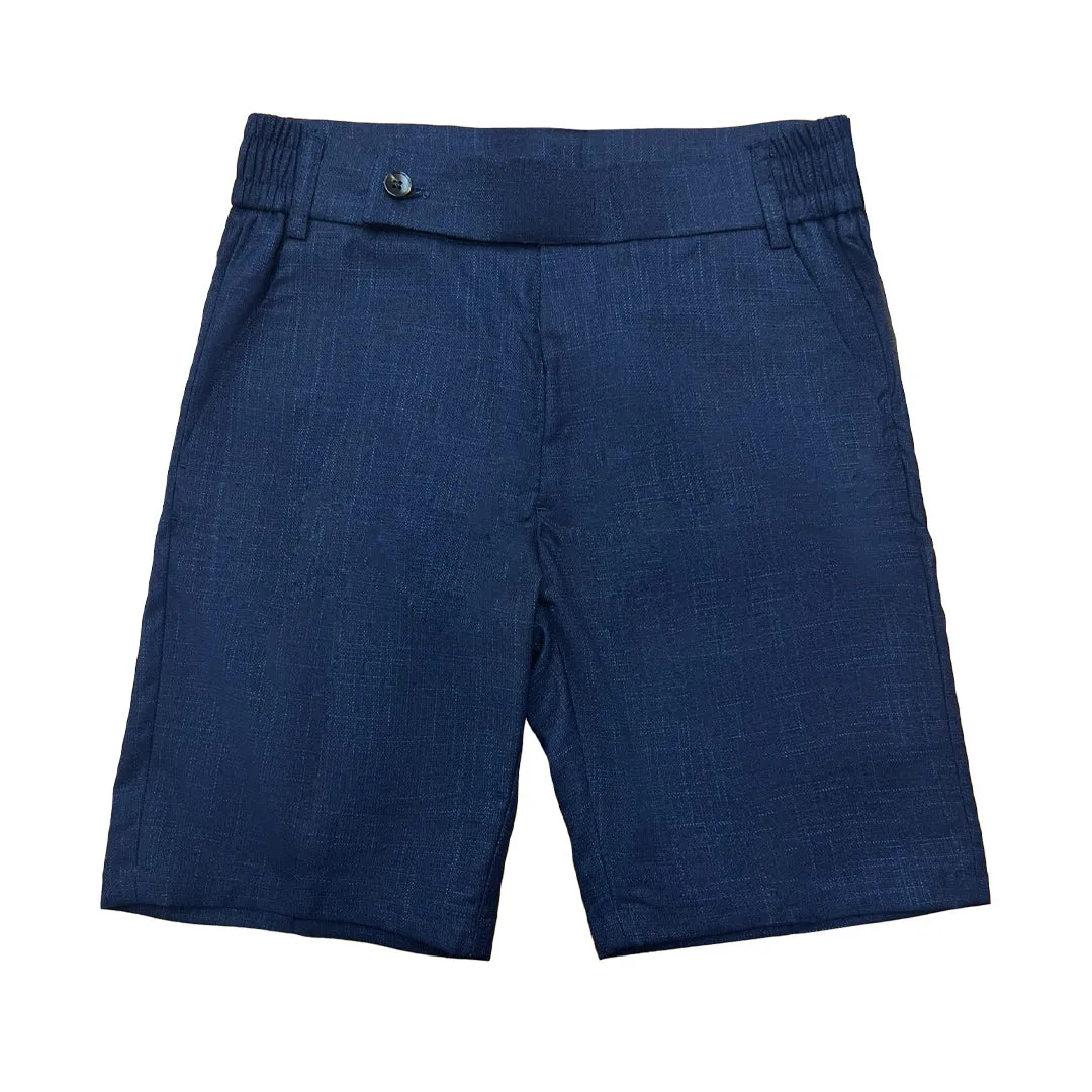 Slim Fit Chino Shorts (Navy) 8041