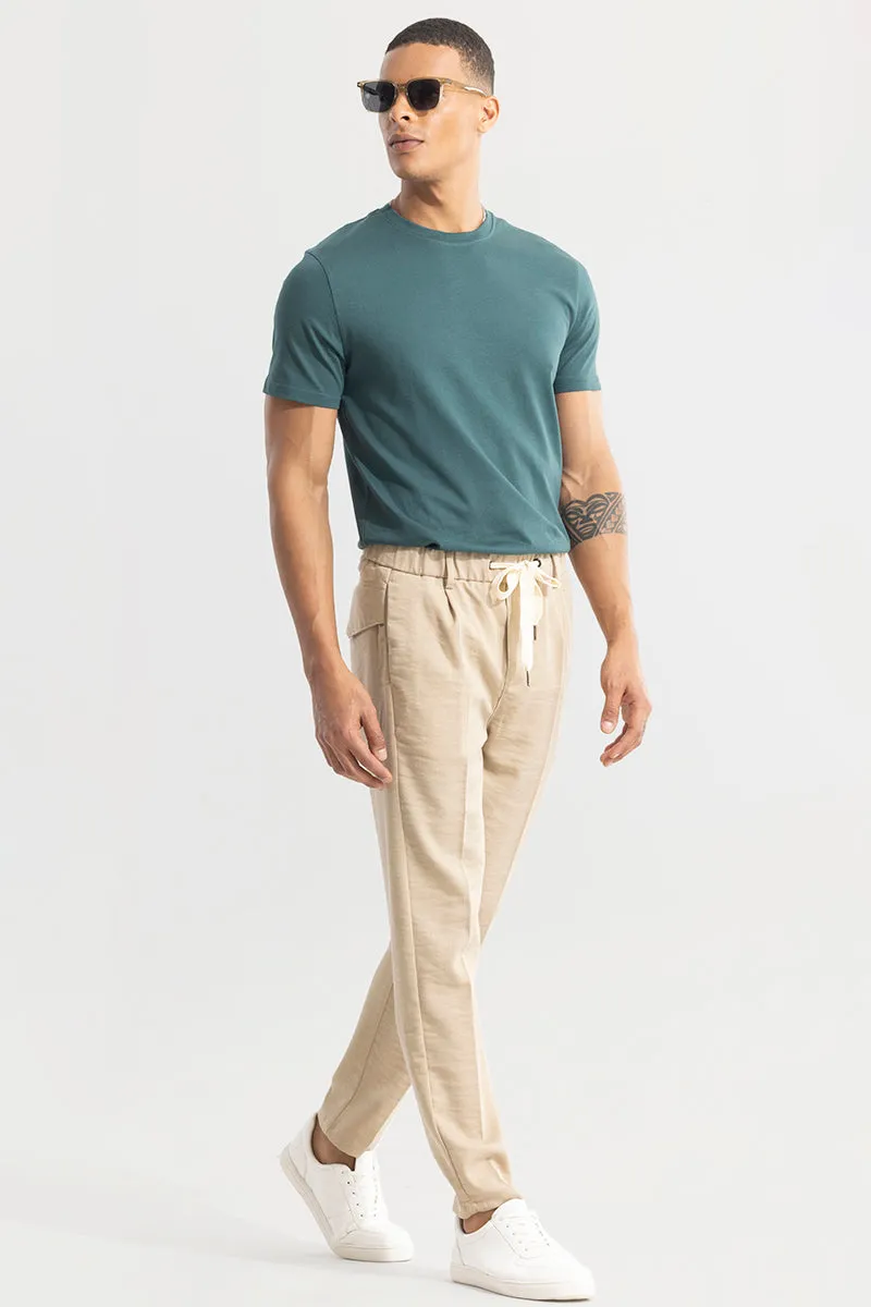 Soft Stride Beige Trouser