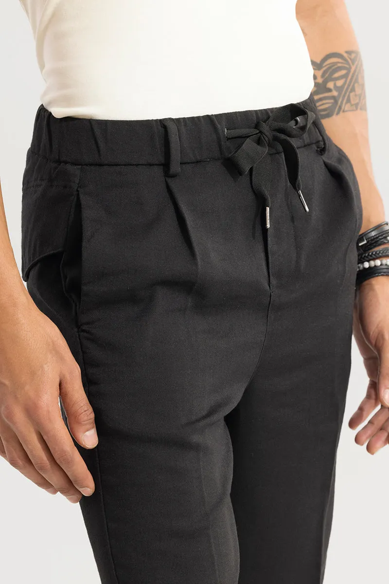 Soft Stride Black Trouser