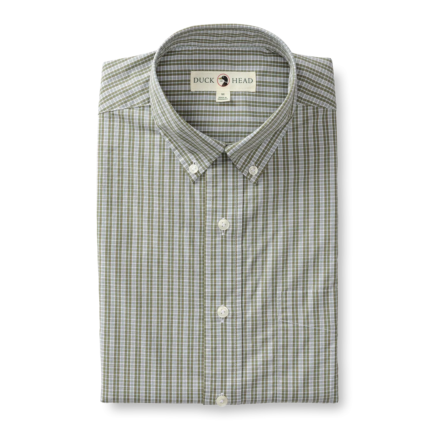 Stirling Plaid Cotton Poplin Sport Shirt