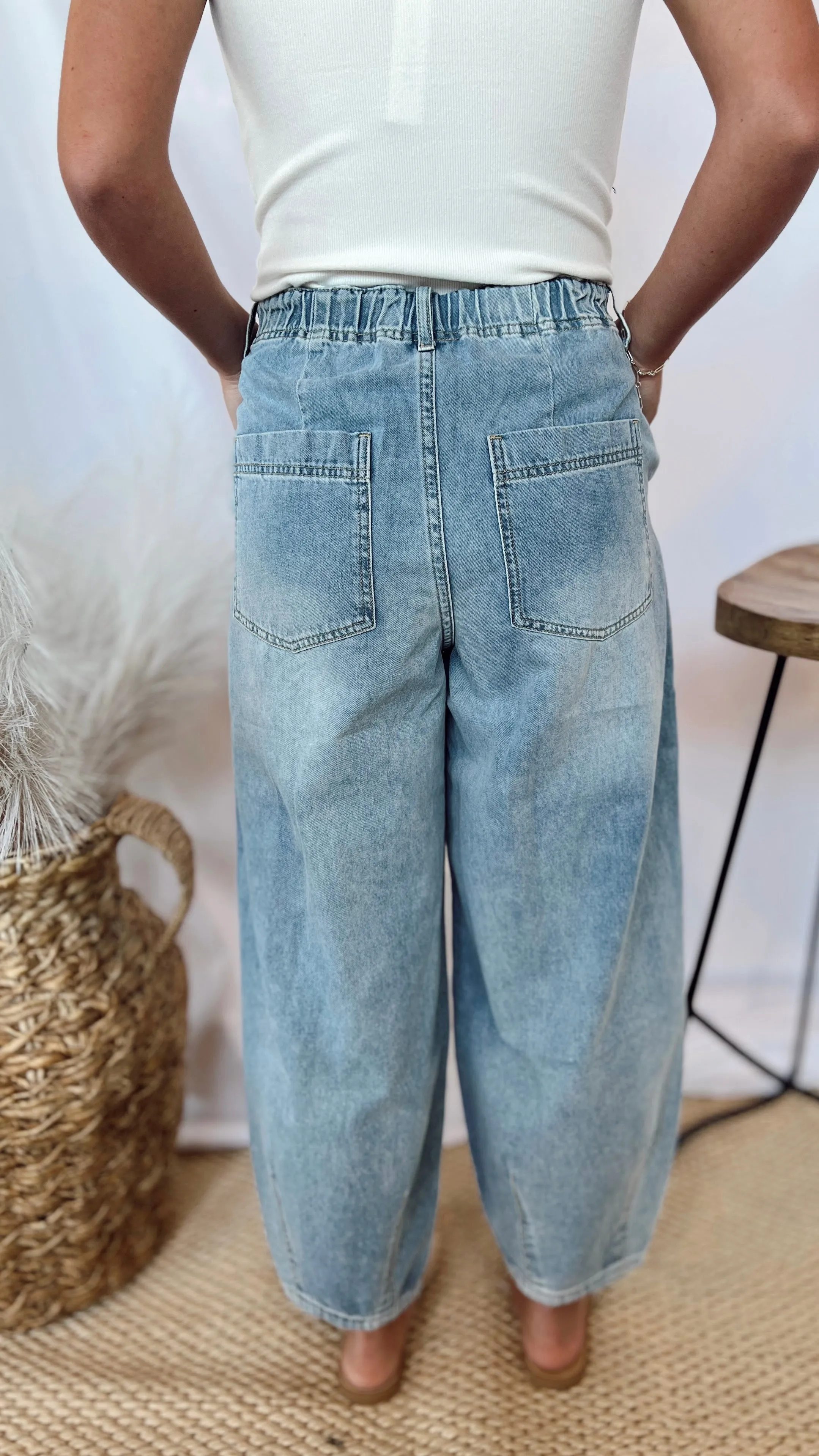 The Running Wild Barrel Jeans