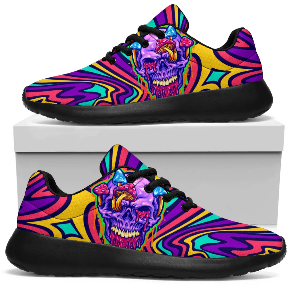 Trippy Skull Sport Sneakers