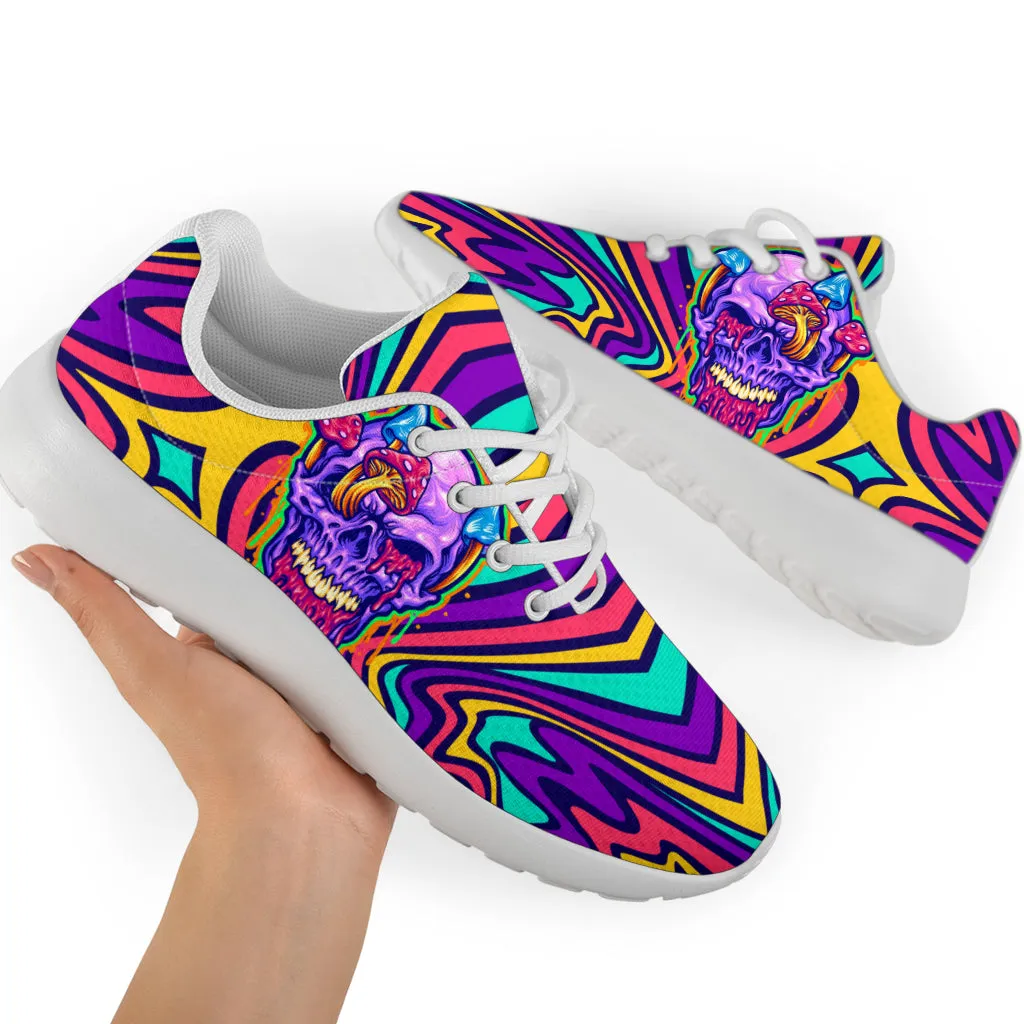 Trippy Skull Sport Sneakers