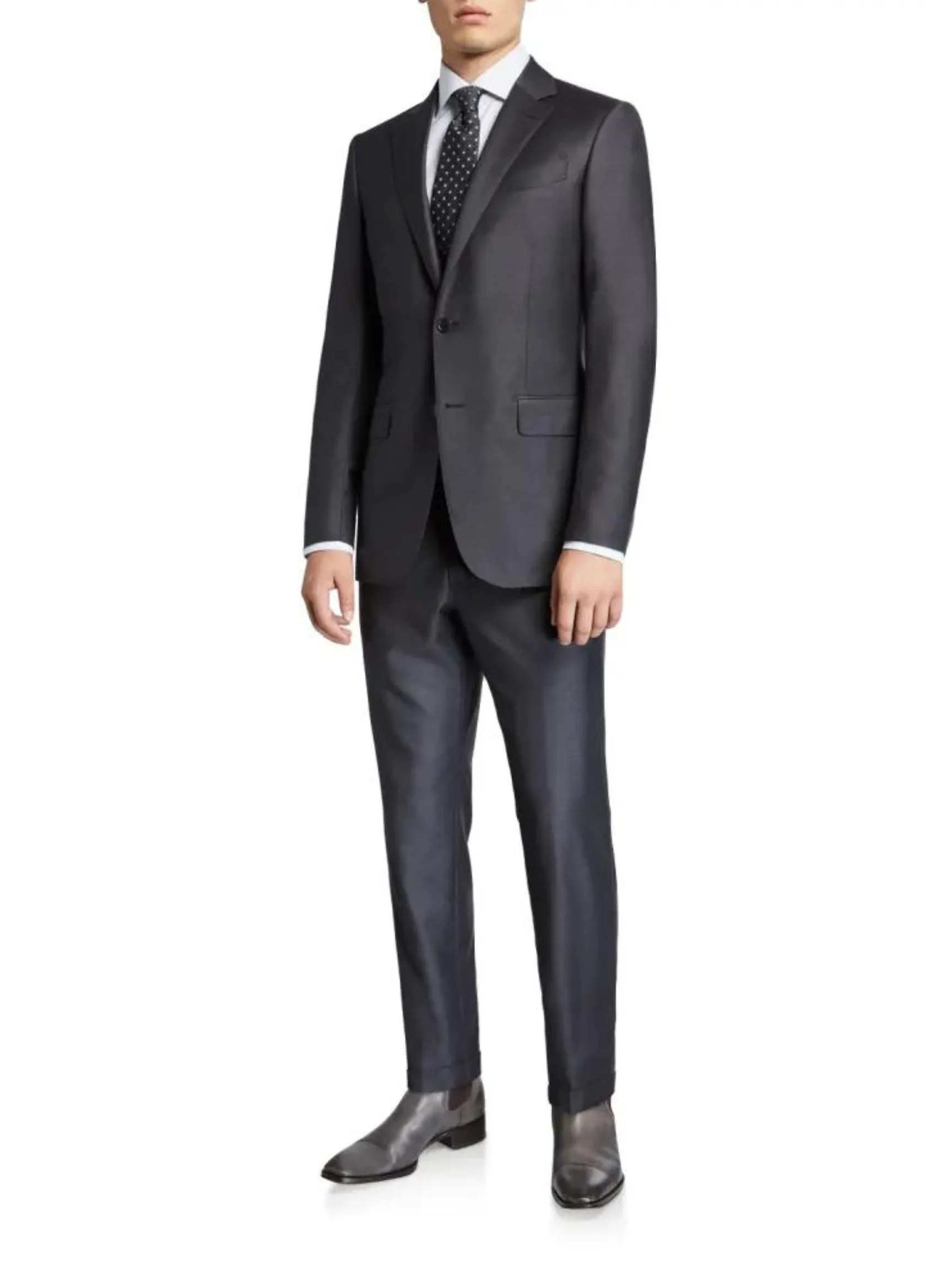 Trofeo Wool Suit | Charcoal