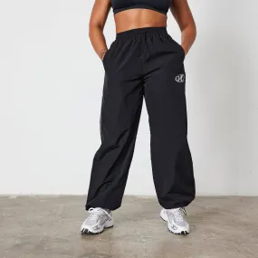 Vanquish Black Racing Wide Leg Track Pants